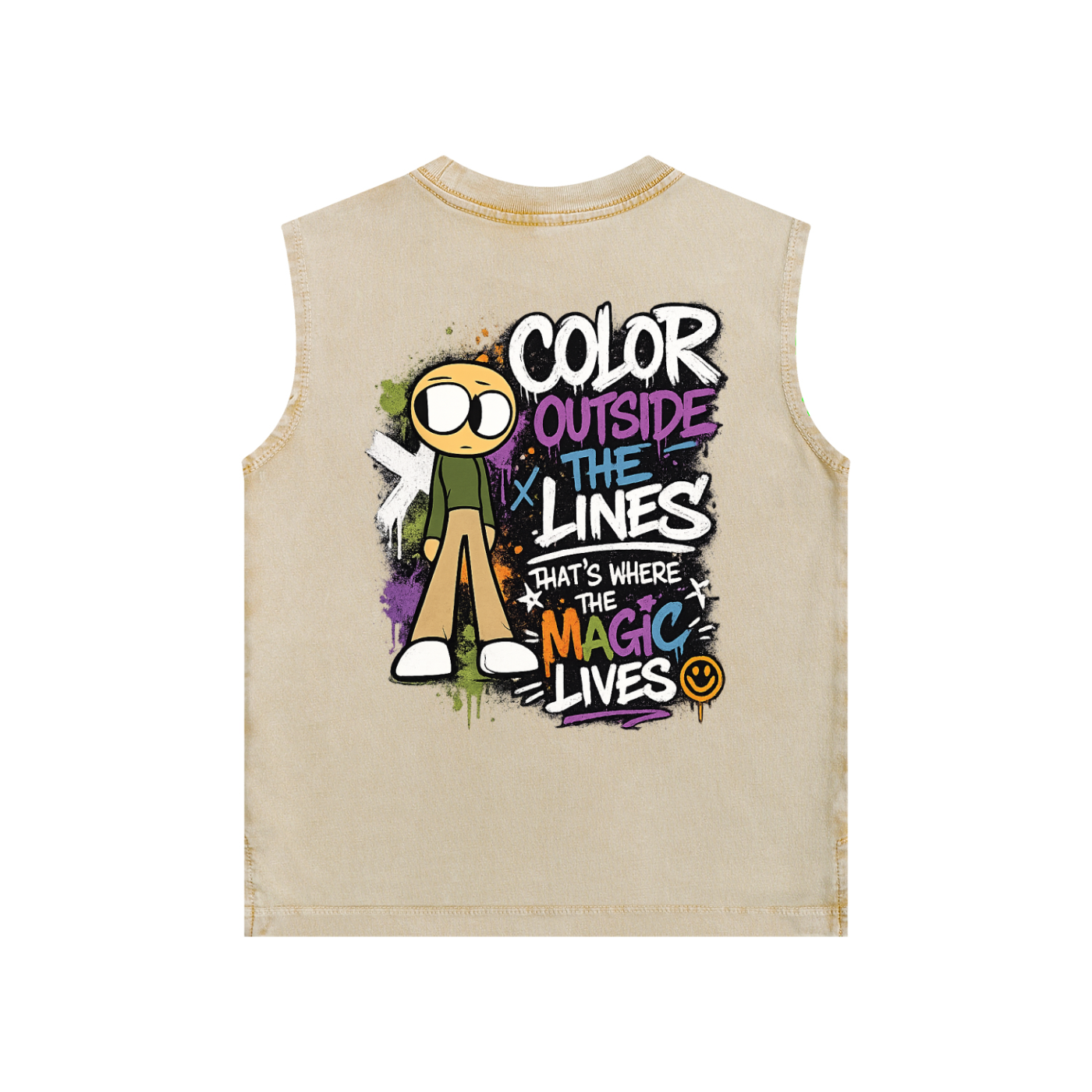 Artist Snow Washed Kids' Tank Top