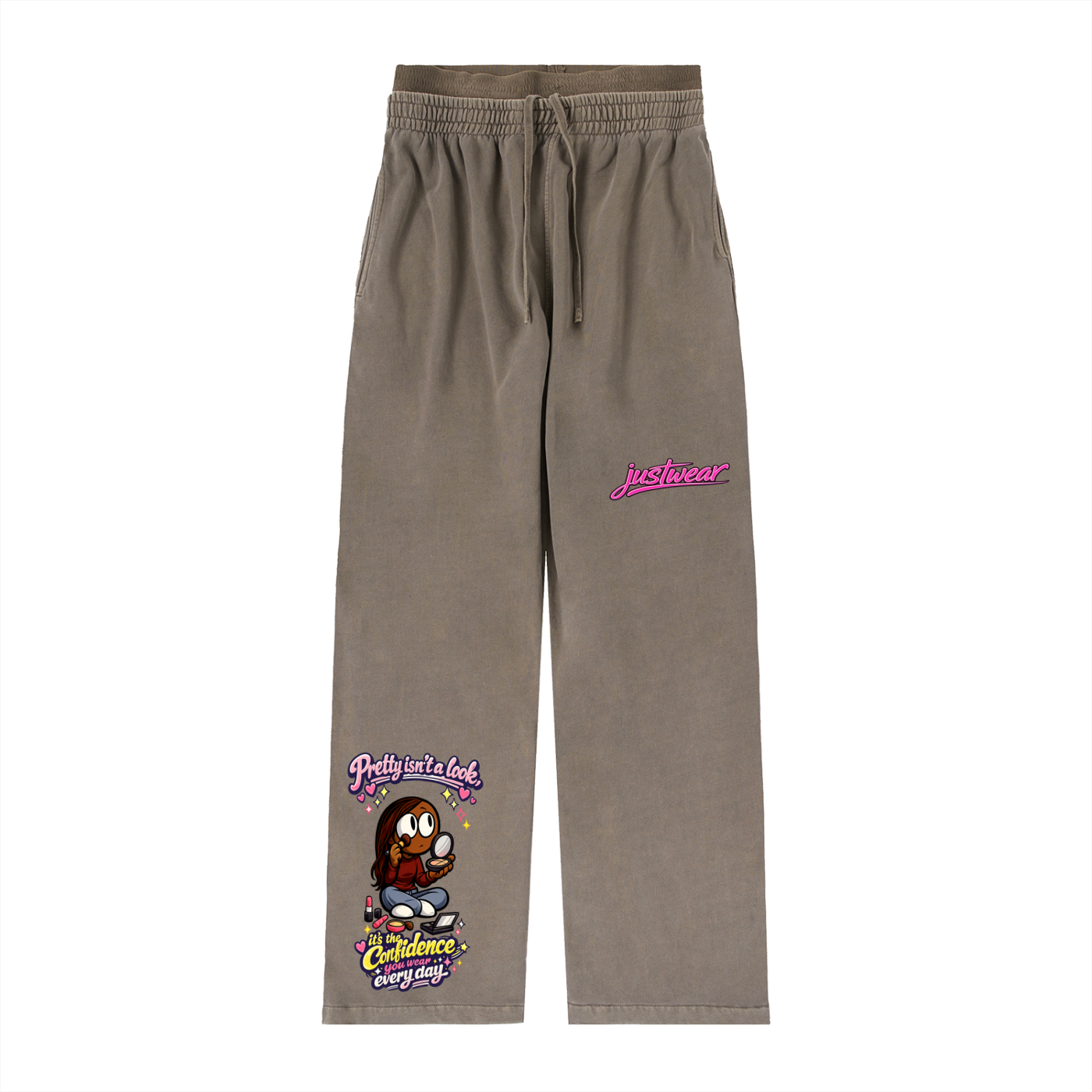 Glamour Vintage Washed Waist Pants