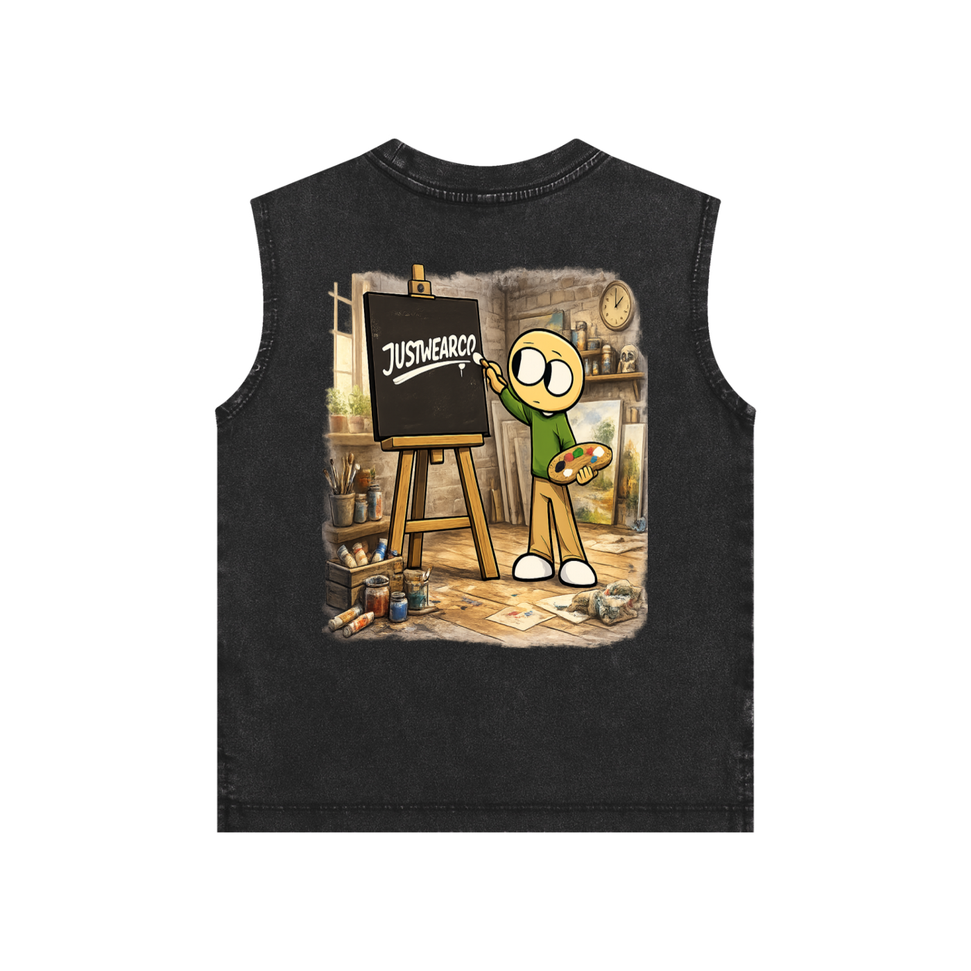 Artist Snow Washed Kids' Tank Top