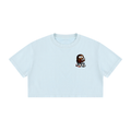 Glamour Women's Mineral Wash Cotton Crop T-Shirt