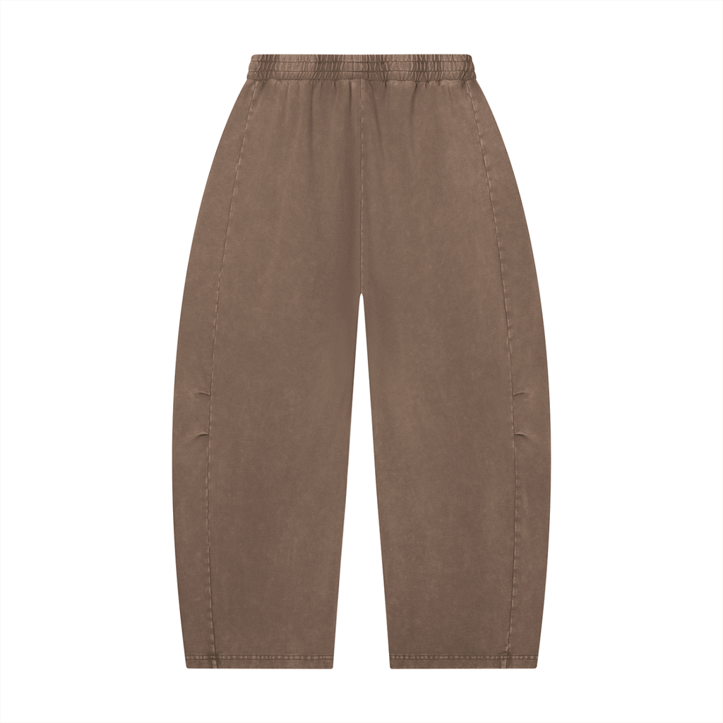Glamour Mineral Wash Barrel Leg Pants