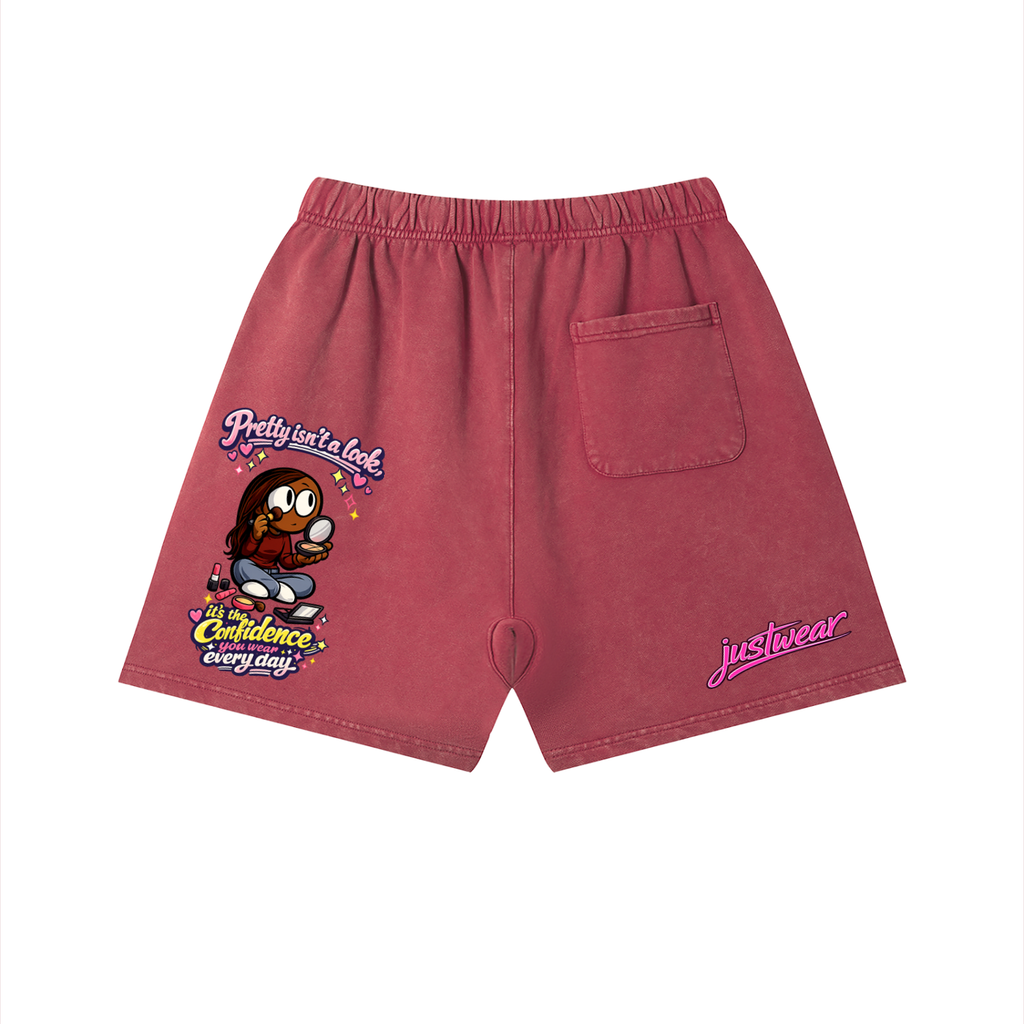 Glamour Vintage Wash Cotton Shorts