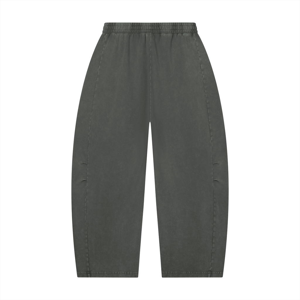 Glamour Mineral Wash Barrel Leg Pants
