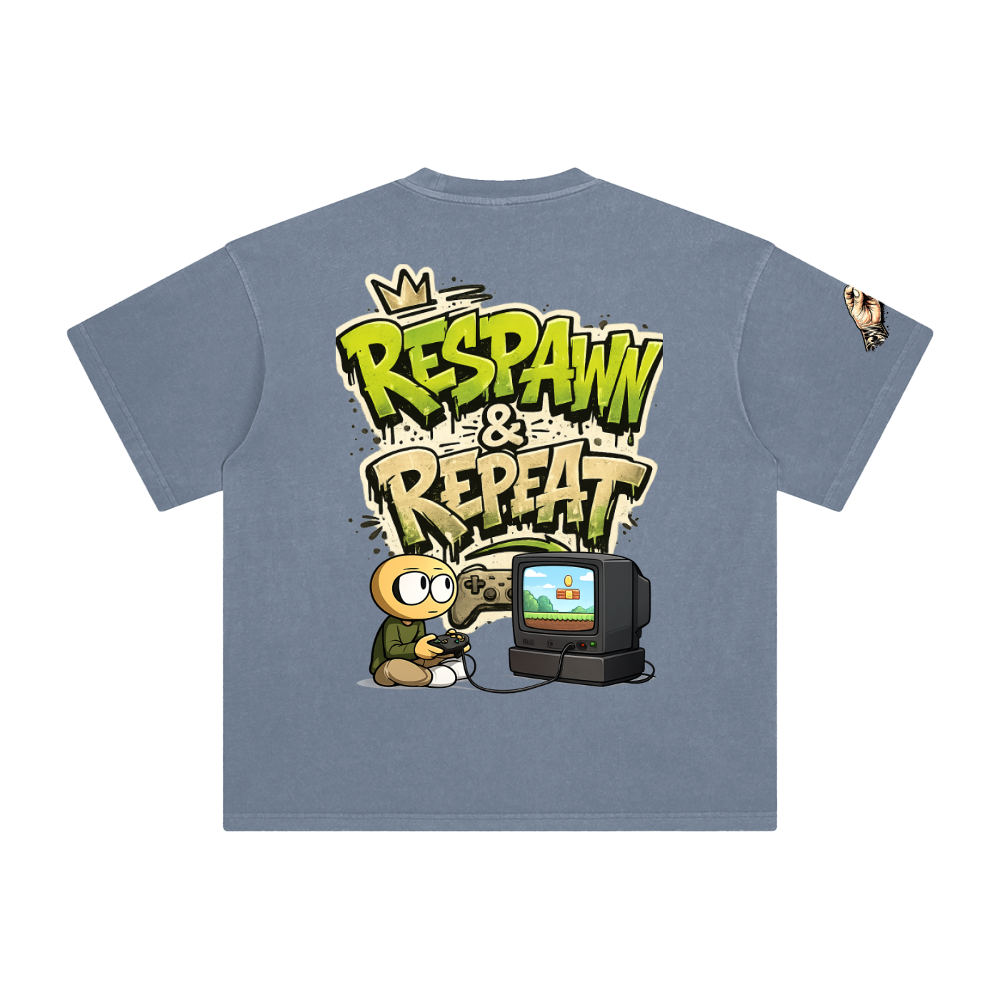 Gamer Enzyme Washed T-Shirt