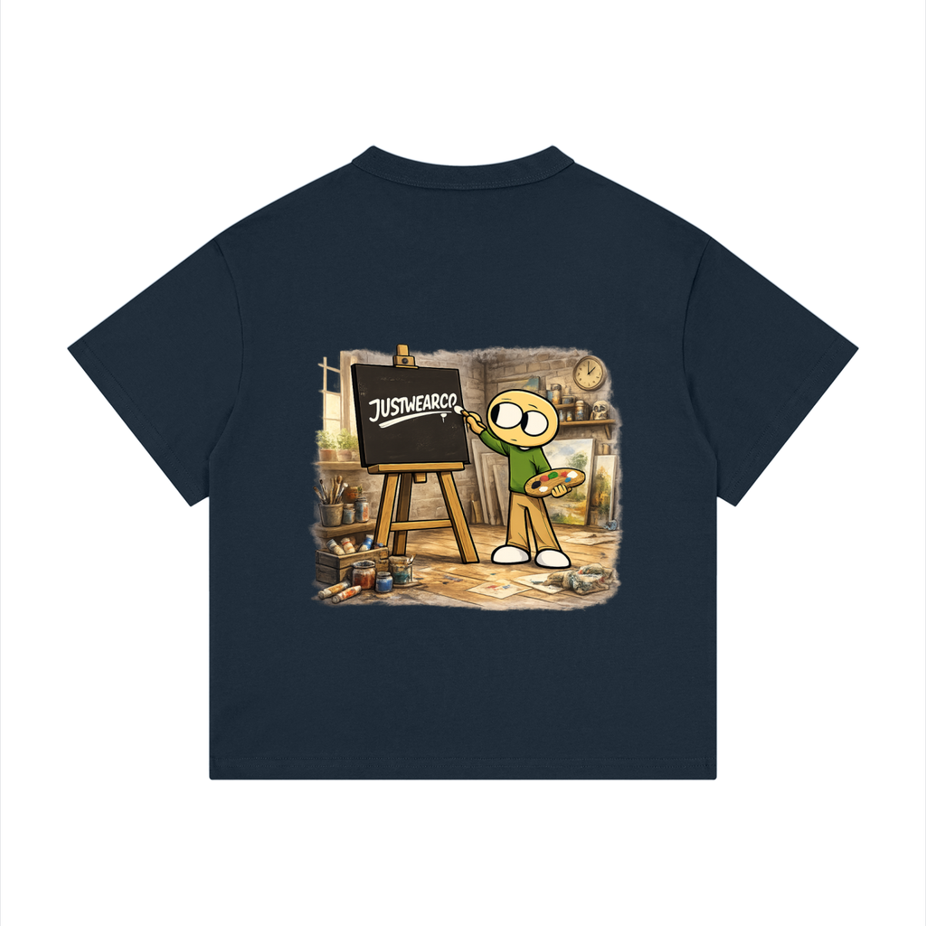 Artist Kid's Loose Fit Drop Shoulder T-Shirt