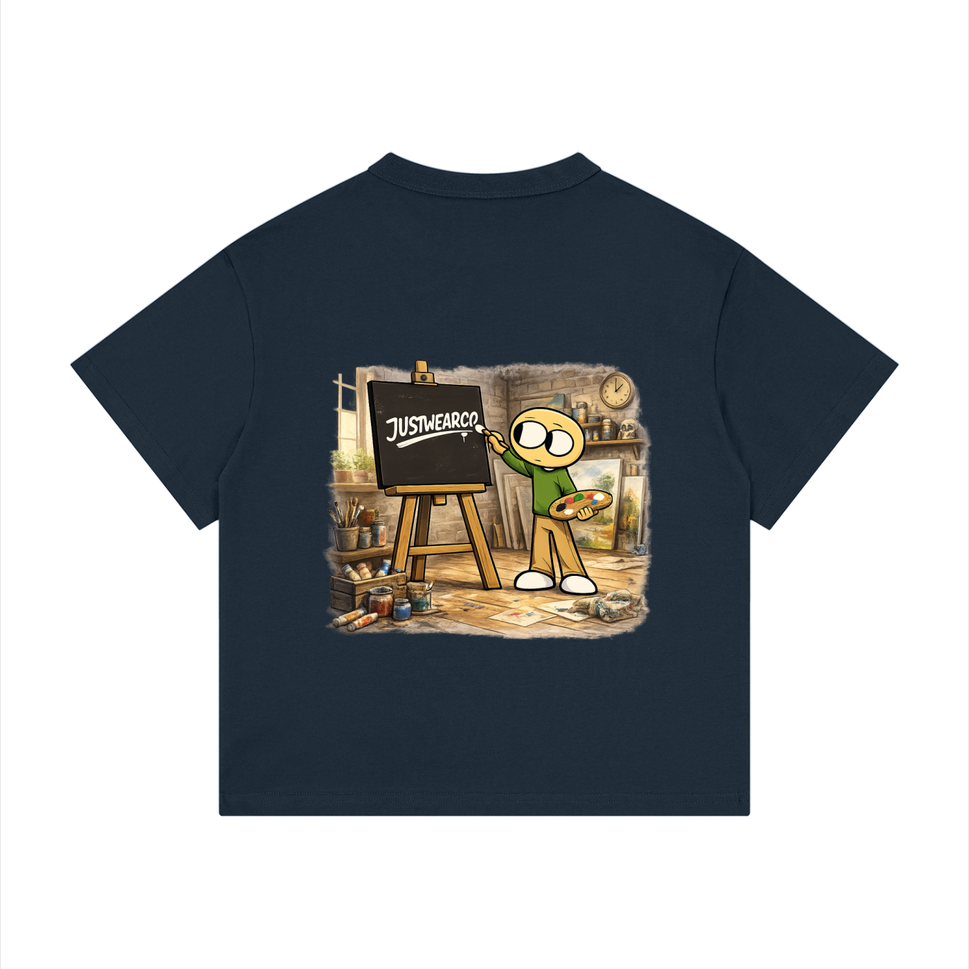 Artist Kid's Loose Fit Drop Shoulder T-Shirt
