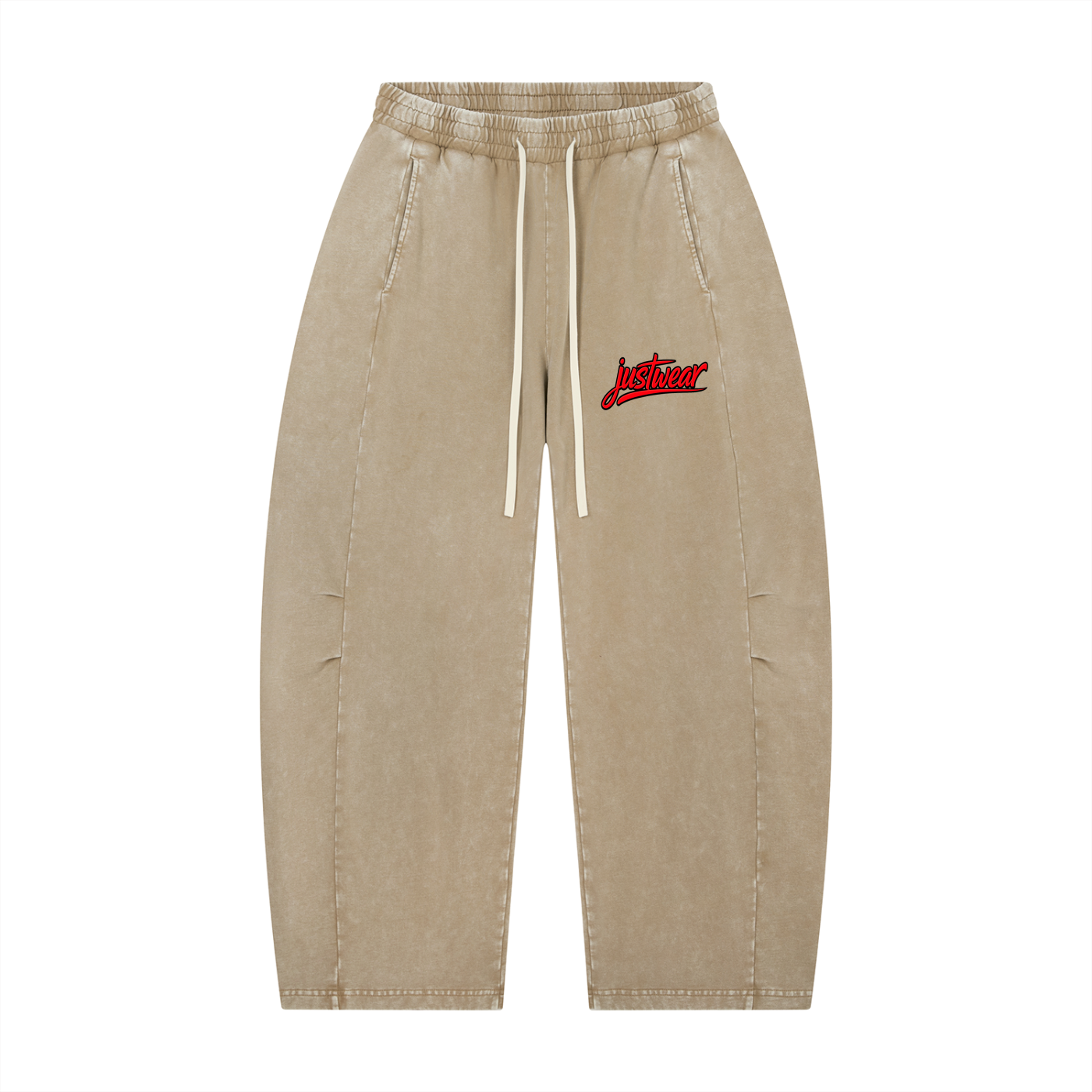 JWC Mineral Wash Barrel Leg Pants