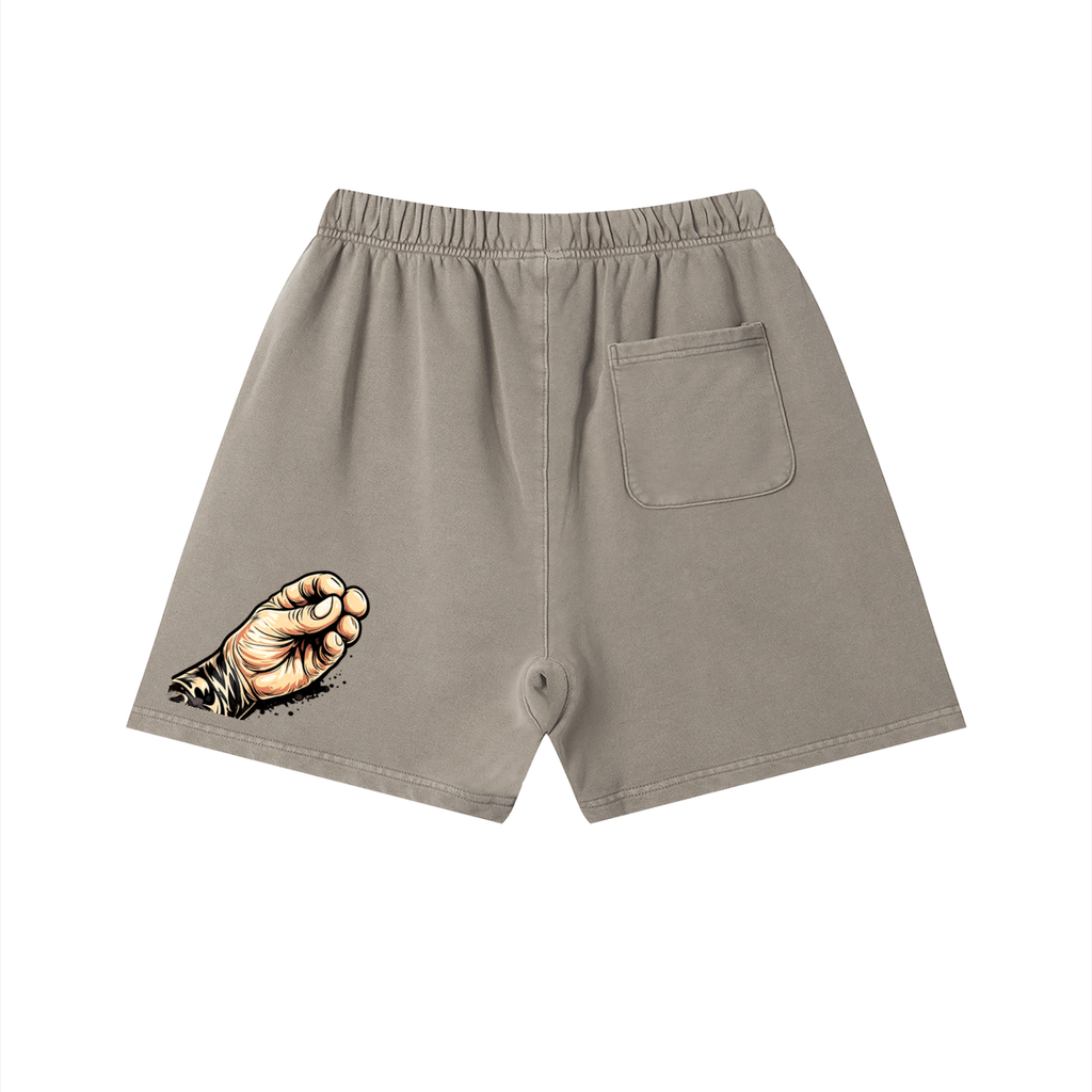 Goteem Unisex Vintage Wash Cotton Shorts