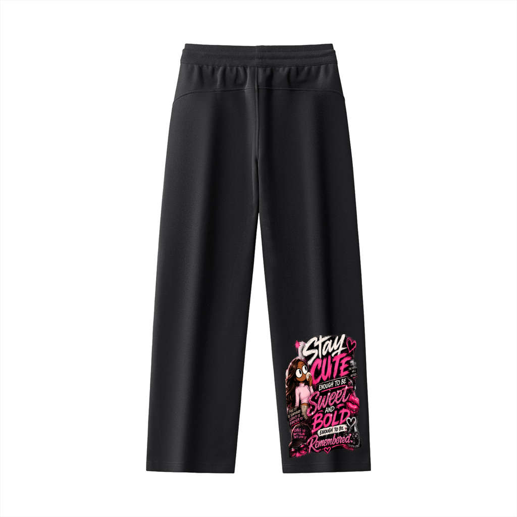 Glamour Essential Drawstring Straight-Leg Sweatpants