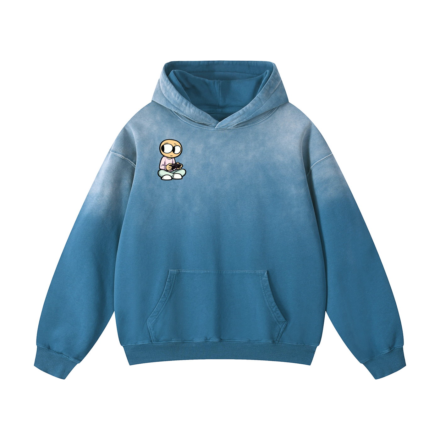 Gamer Heavyweight Sunfade Oversized Hoodie
