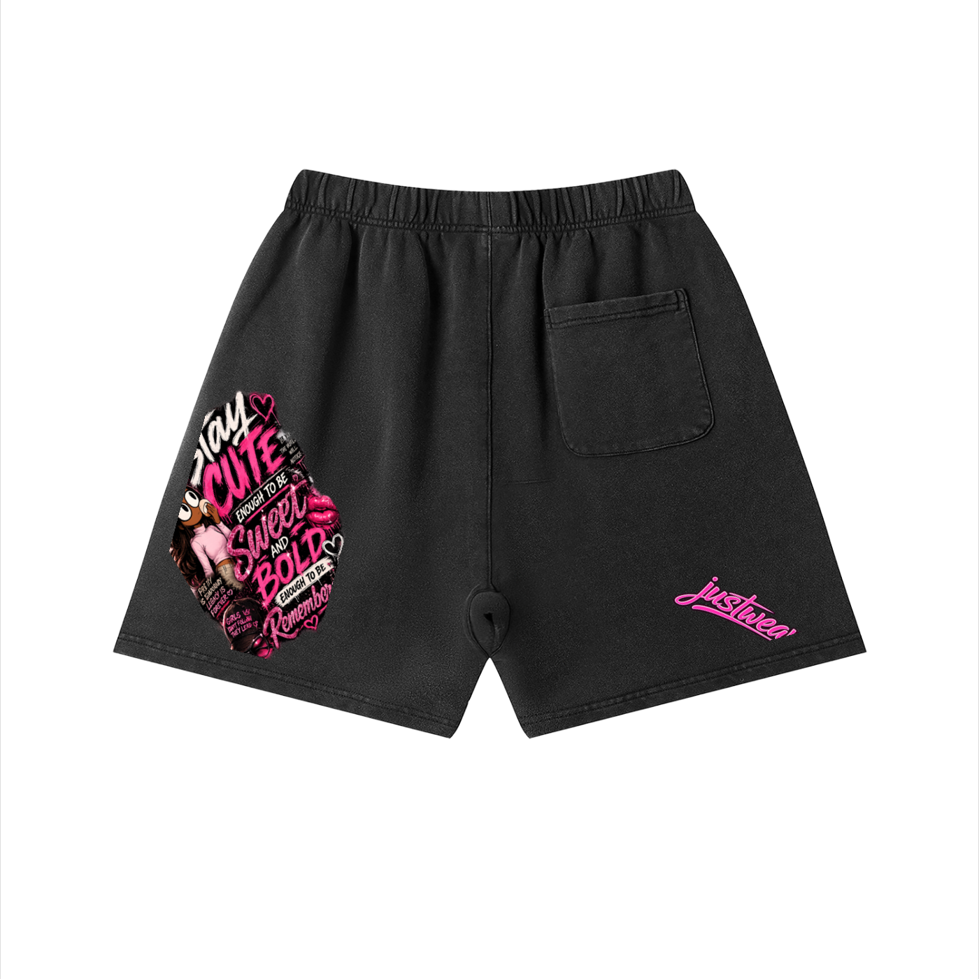 Glamour Unisex Vintage Wash Cotton Shorts