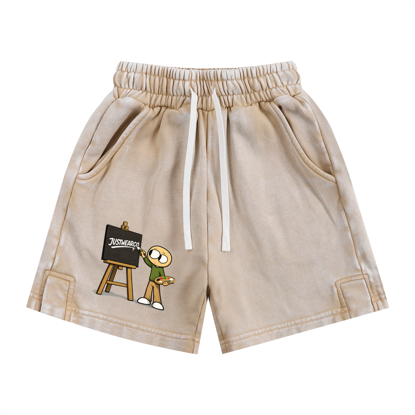 Artist Snow Washed Kids' Shorts