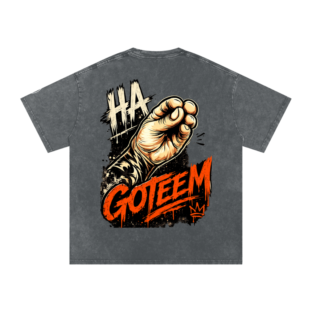 Goteem Snow Washed Oversized Cotton T-Shirt