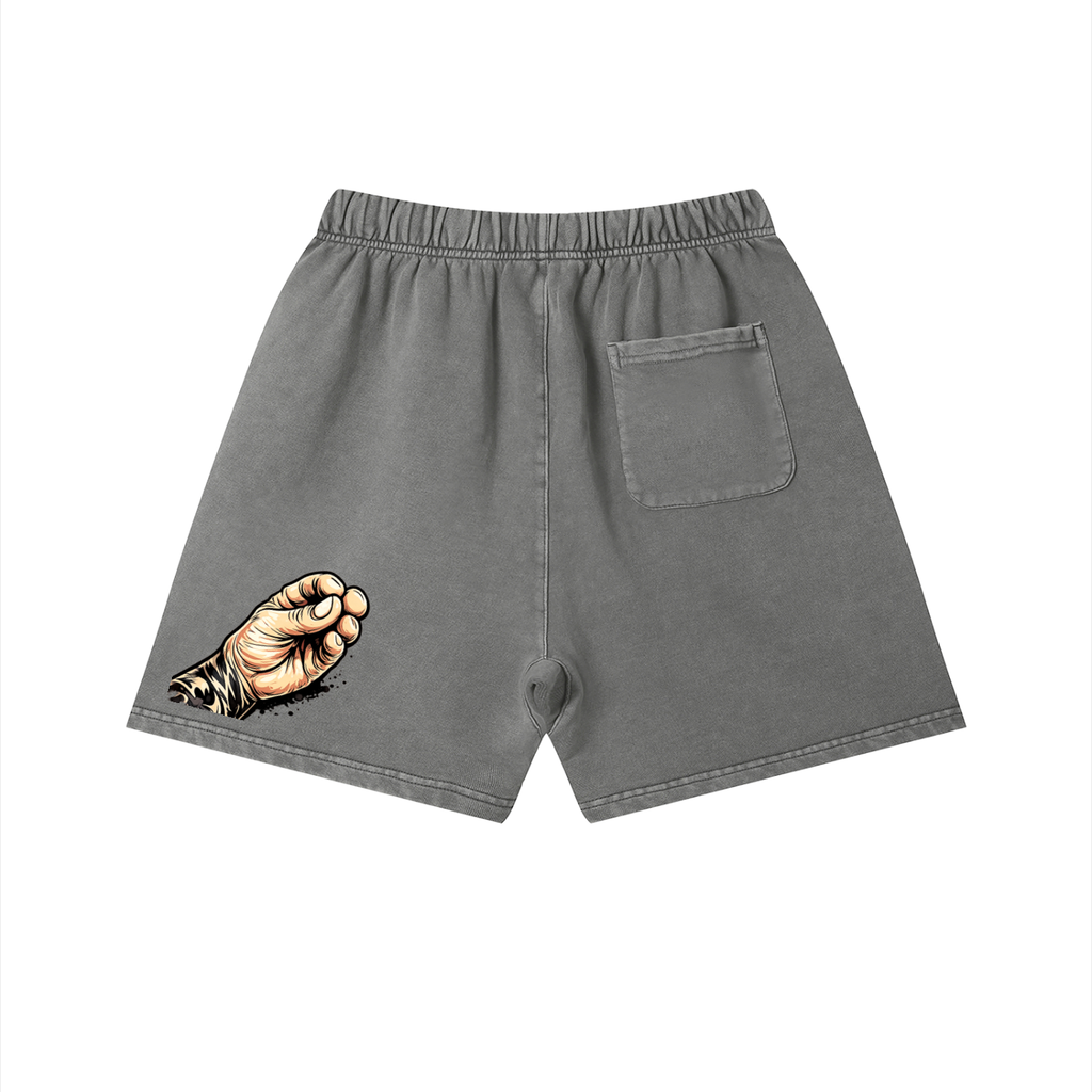 Goteem Unisex Vintage Wash Cotton Shorts
