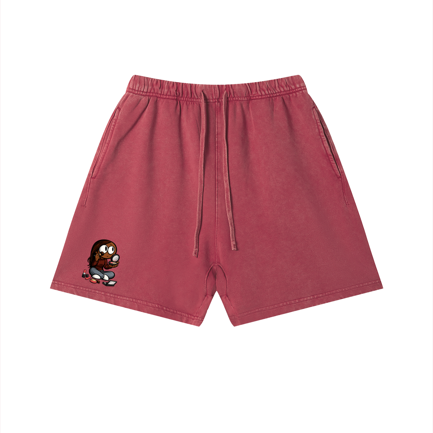 Glamour Vintage Wash Cotton Shorts