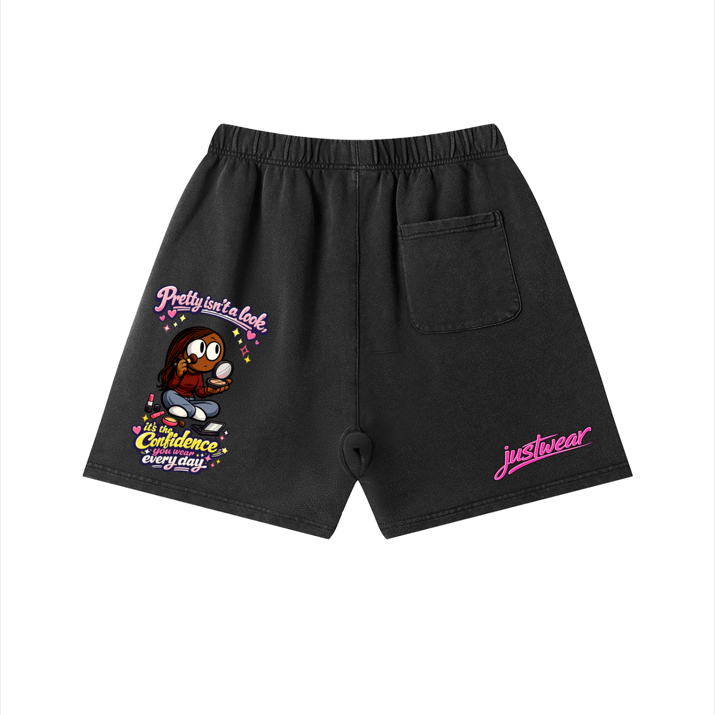 Glamour Vintage Wash Cotton Shorts