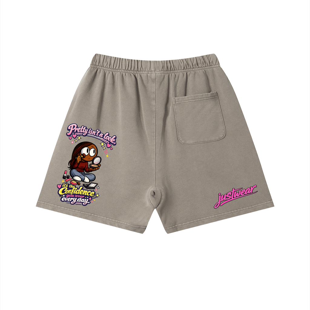 Glamour Vintage Wash Cotton Shorts