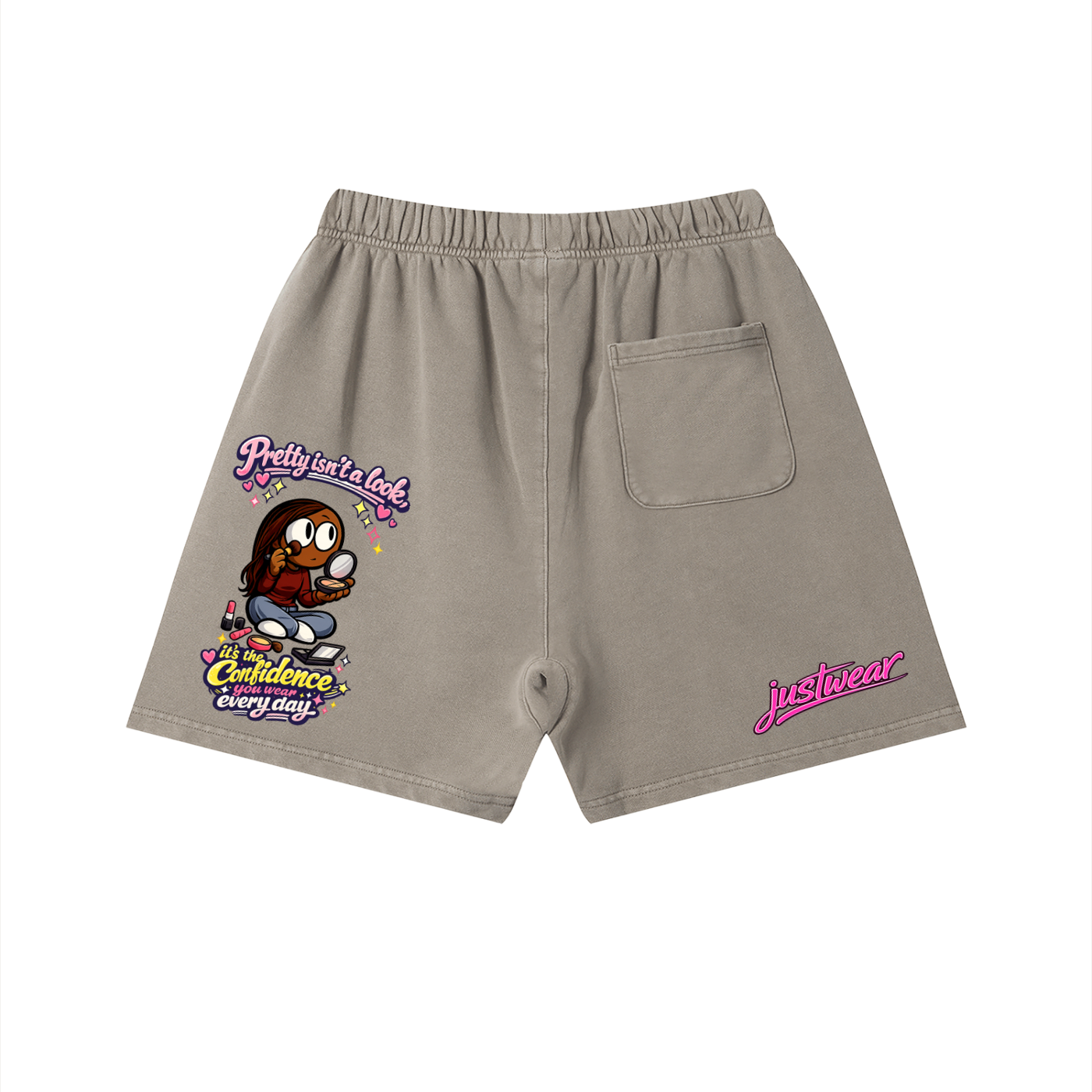 Glamour Vintage Wash Cotton Shorts