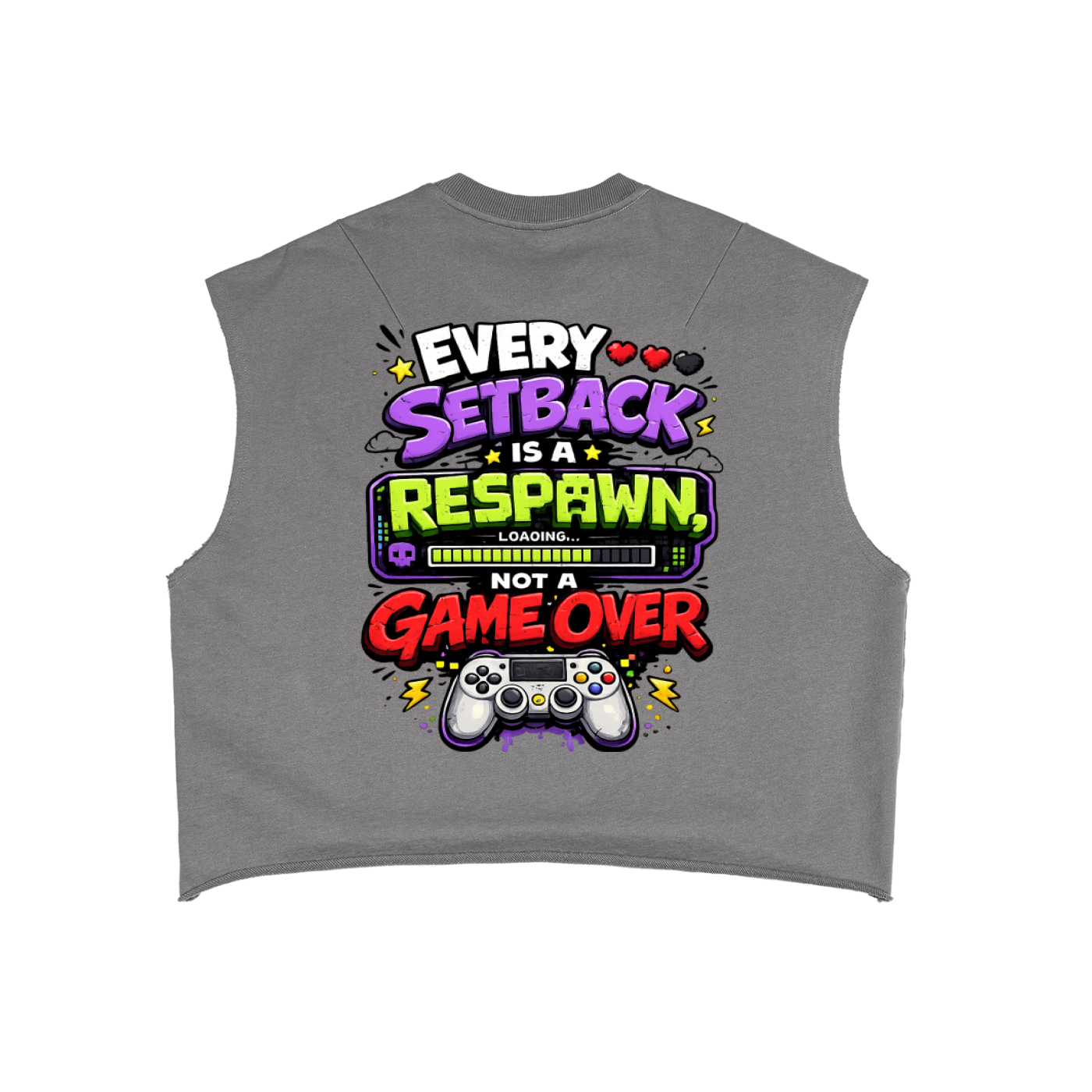 Gamer French Terry Boxy Tank Top