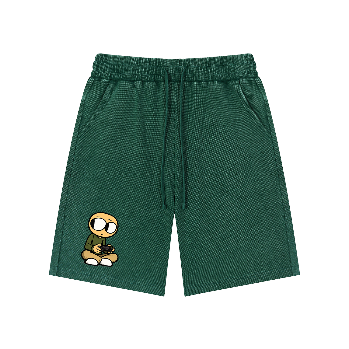 Gamer Mineral Wash Waffle Knit Shorts