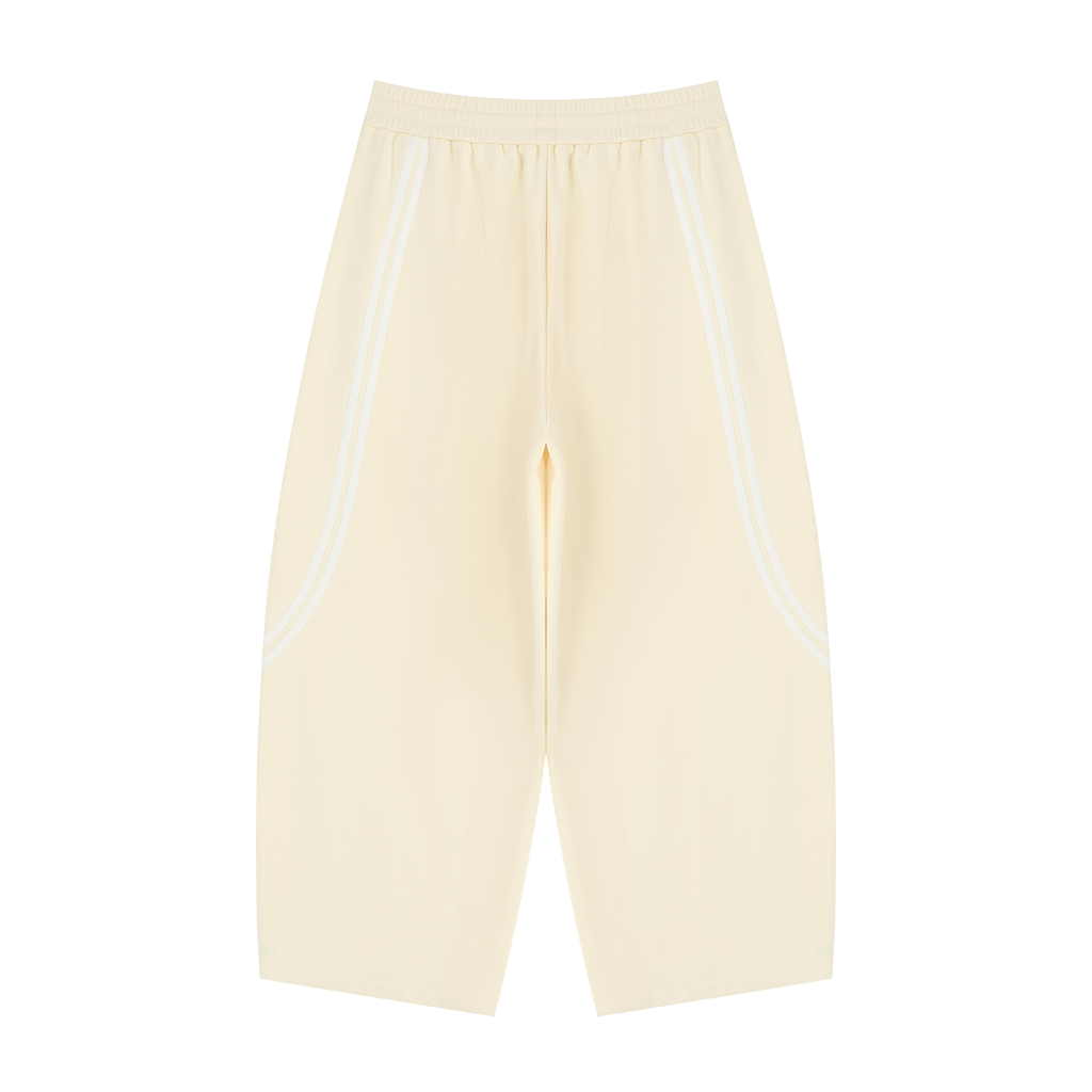 Justwear Wide Leg Piping Sweatpants