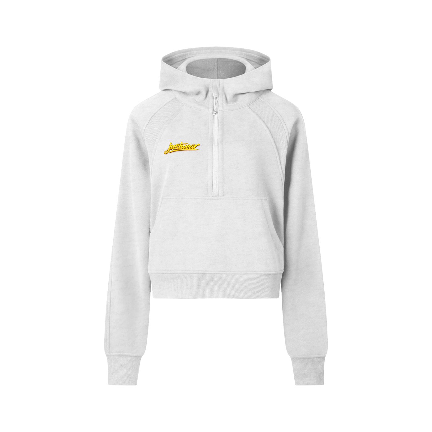 Glamour Cropped Half-Zip Hoodie