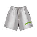 Gamer Sun Fade Distressed Shorts