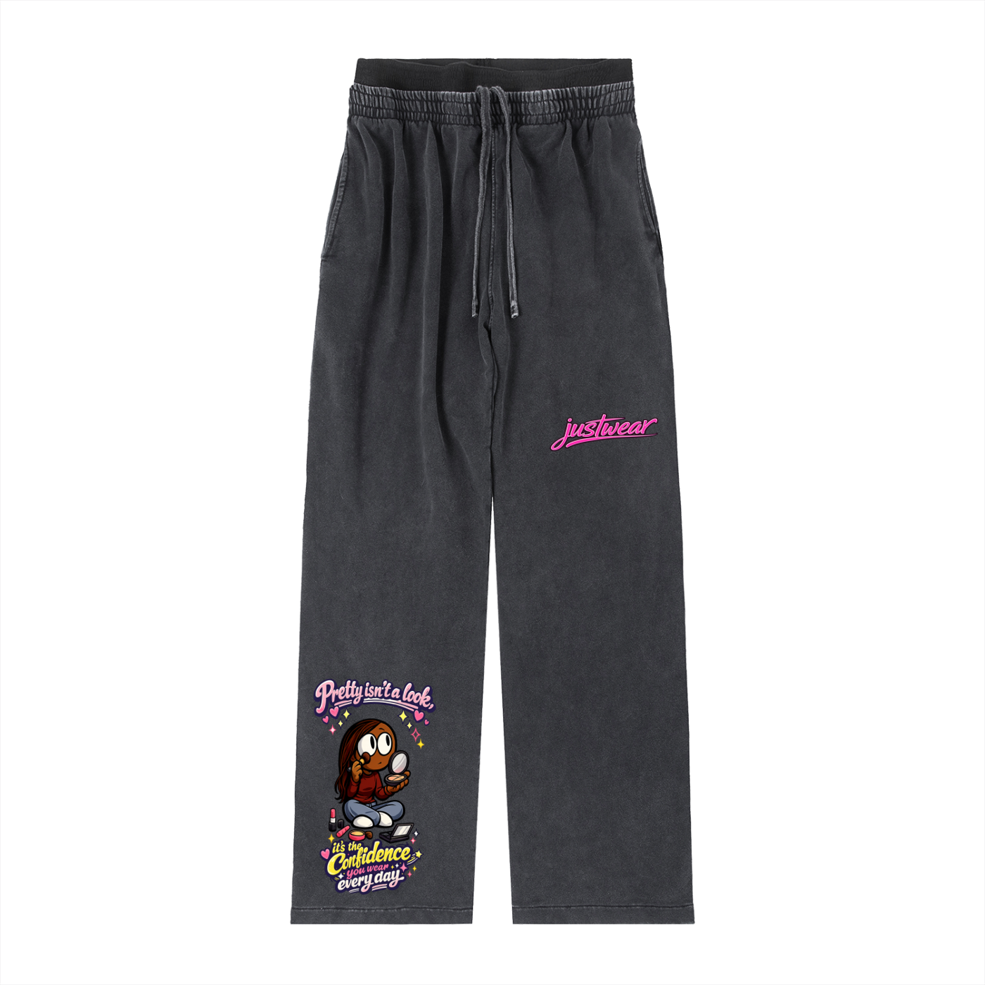 Glamour Vintage Washed Waist Pants