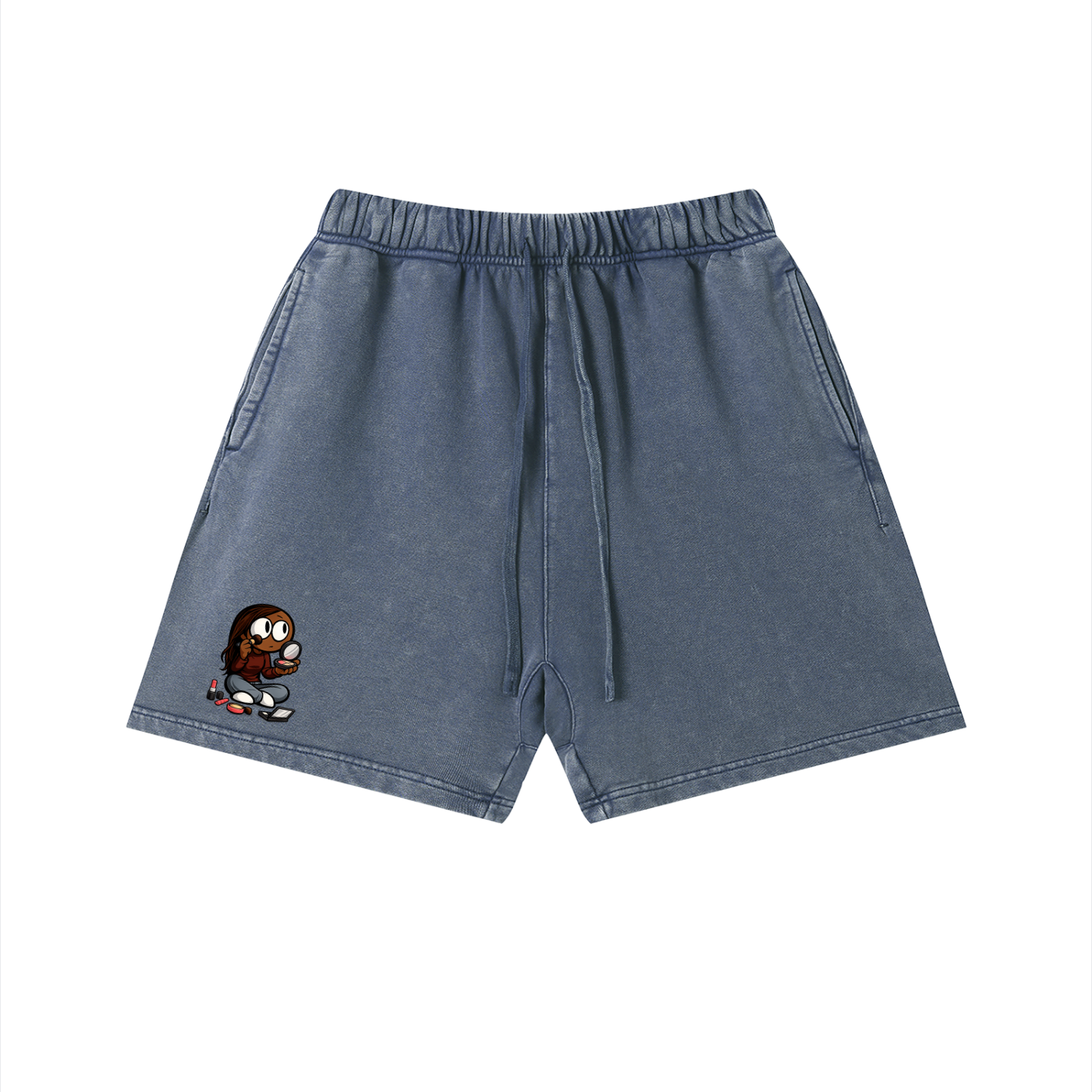 Glamour Vintage Wash Cotton Shorts