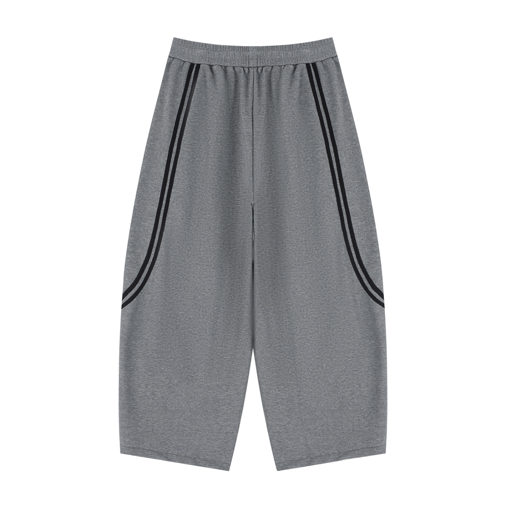 Justwear Wide Leg Piping Sweatpants