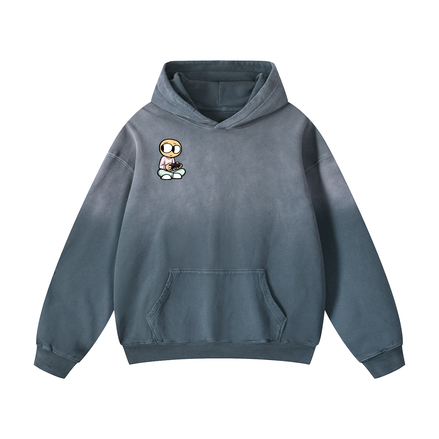 Gamer Heavyweight Sunfade Oversized Hoodie