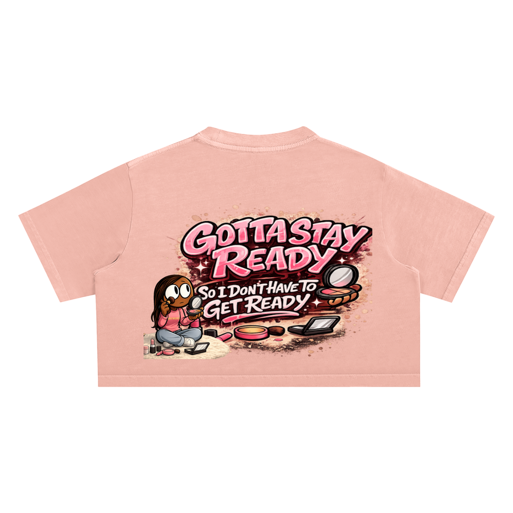 Glamour Snow Washed Crop Top