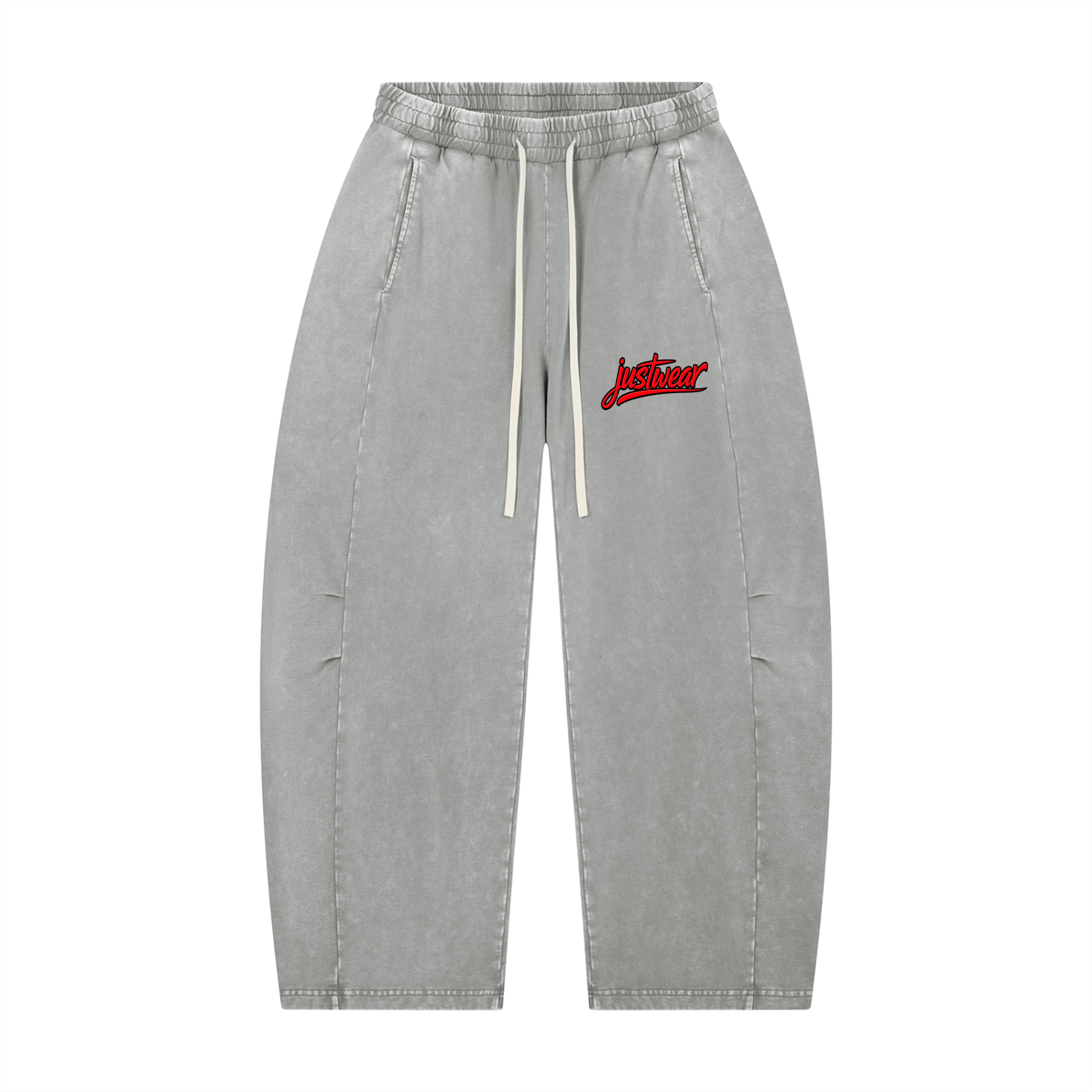 JWC Mineral Wash Barrel Leg Pants