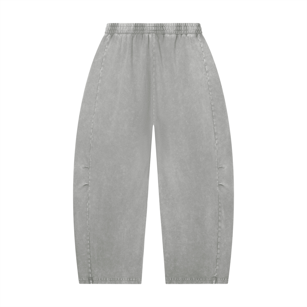 Glamour Mineral Wash Barrel Leg Pants