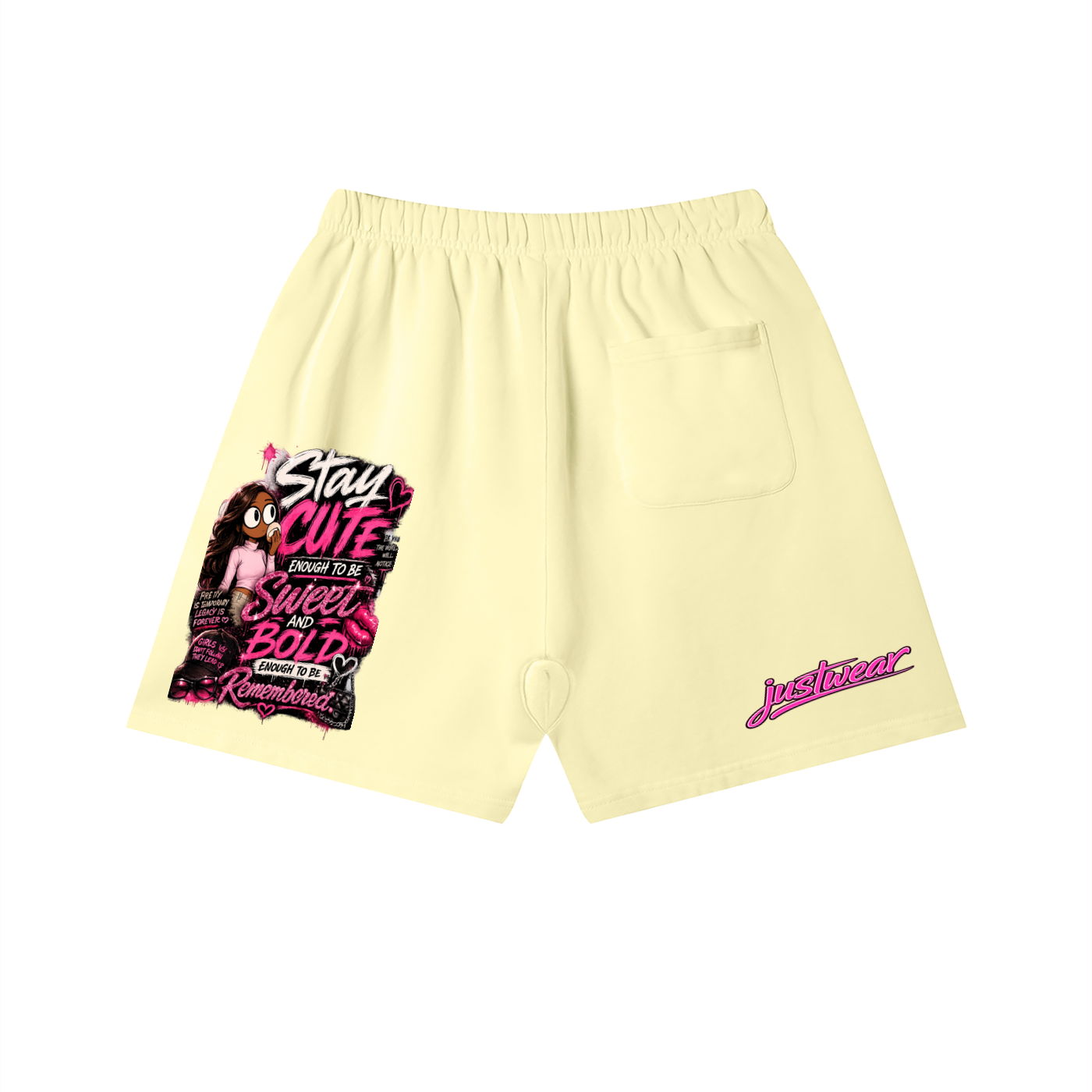 Glamour  Vintage Wash Cotton Shorts