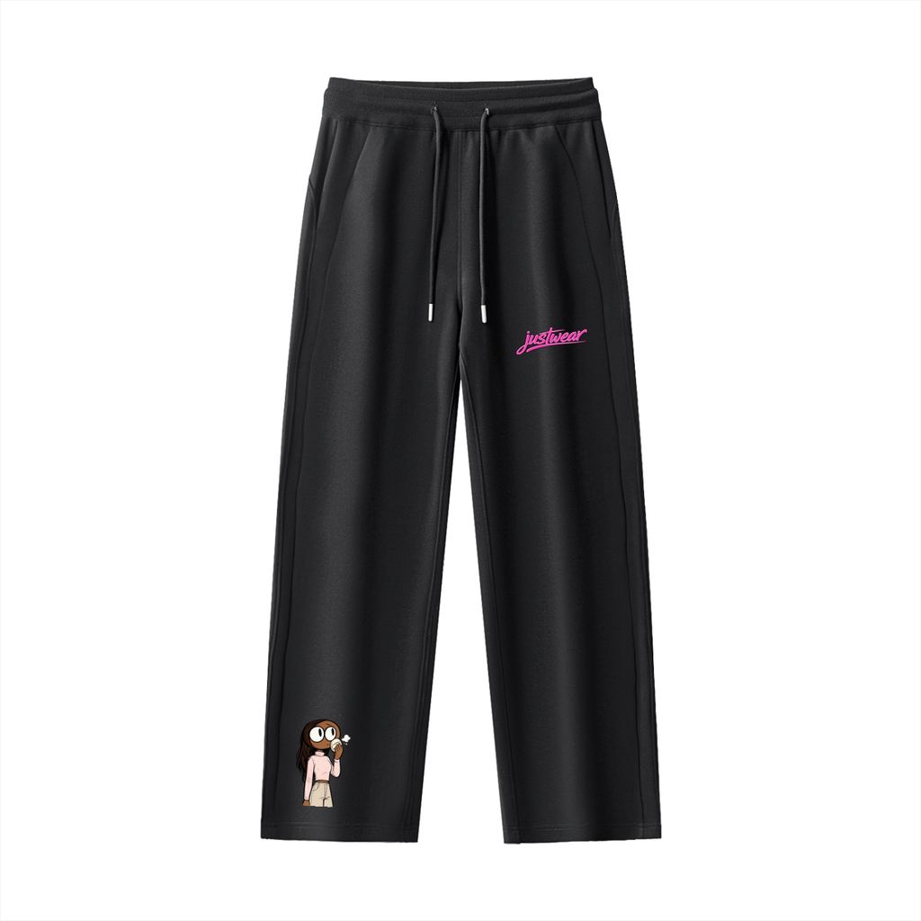Glamour Essential Drawstring Straight-Leg Sweatpants