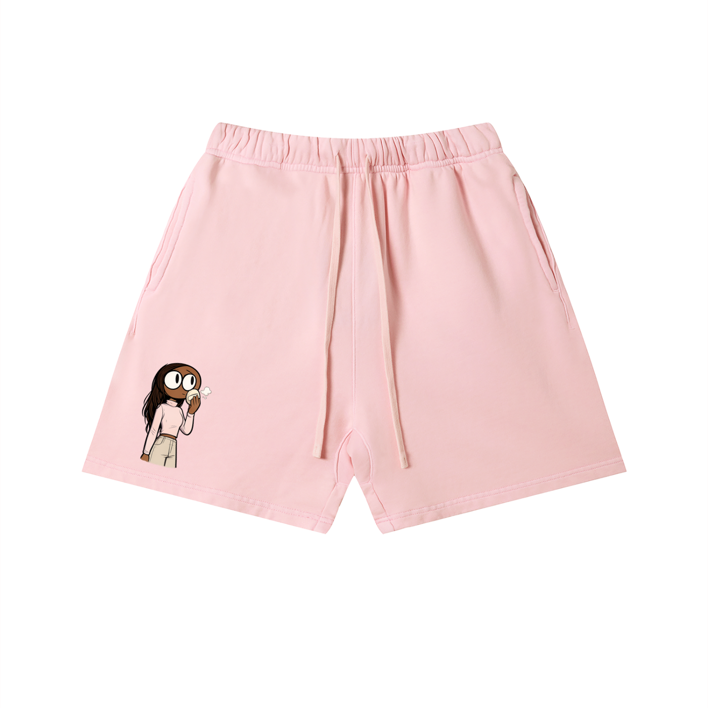 Glamour  Vintage Wash Cotton Shorts