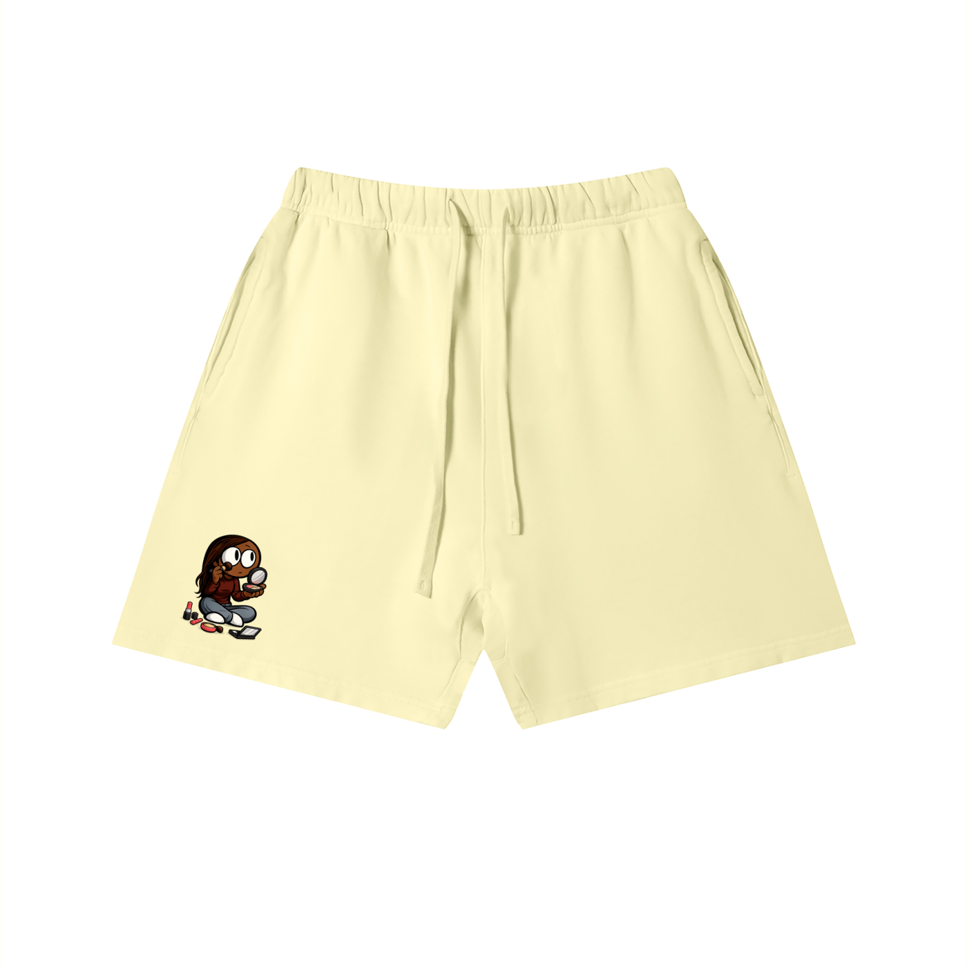 Glamour Vintage Wash Cotton Shorts