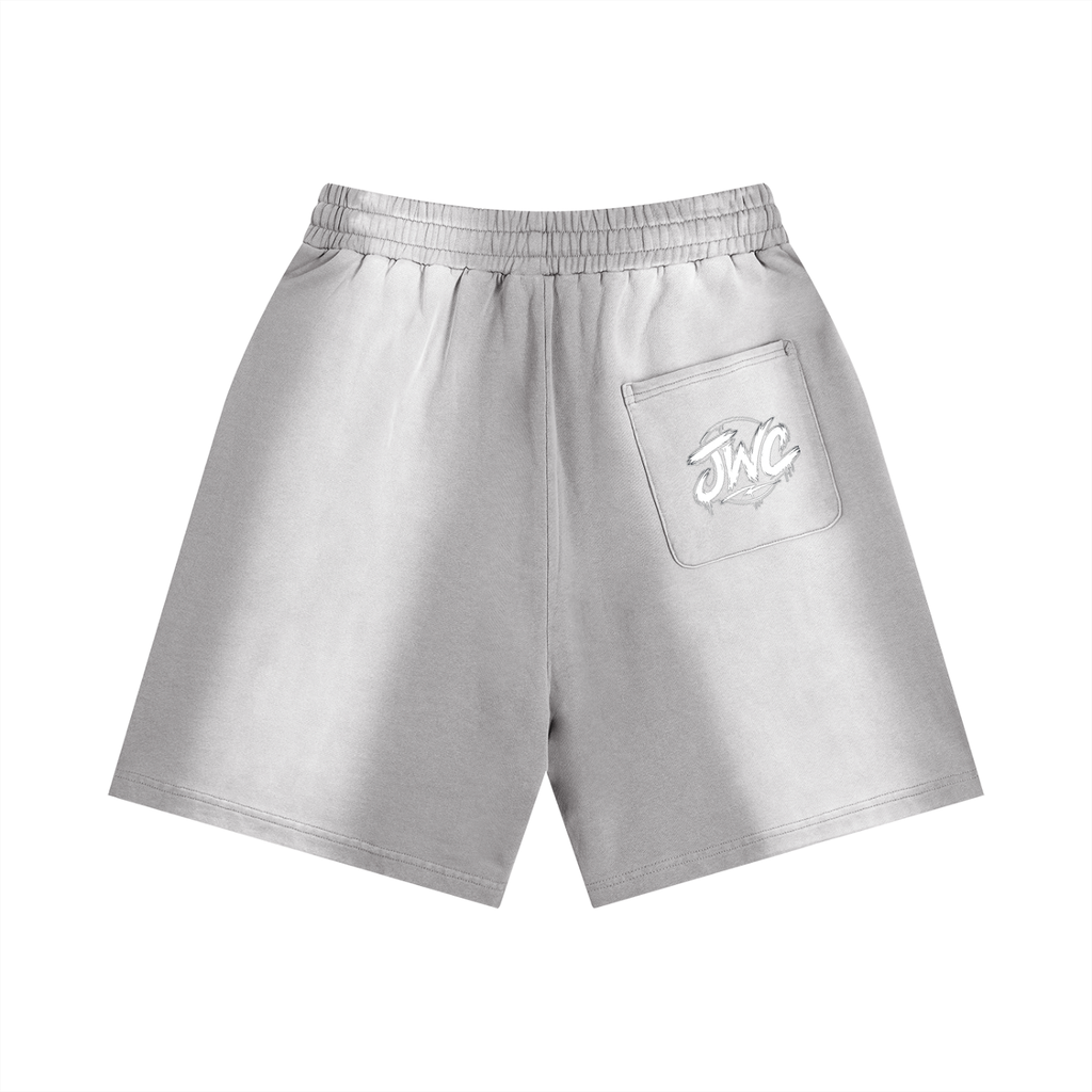 Sun Fade Distressed Shorts