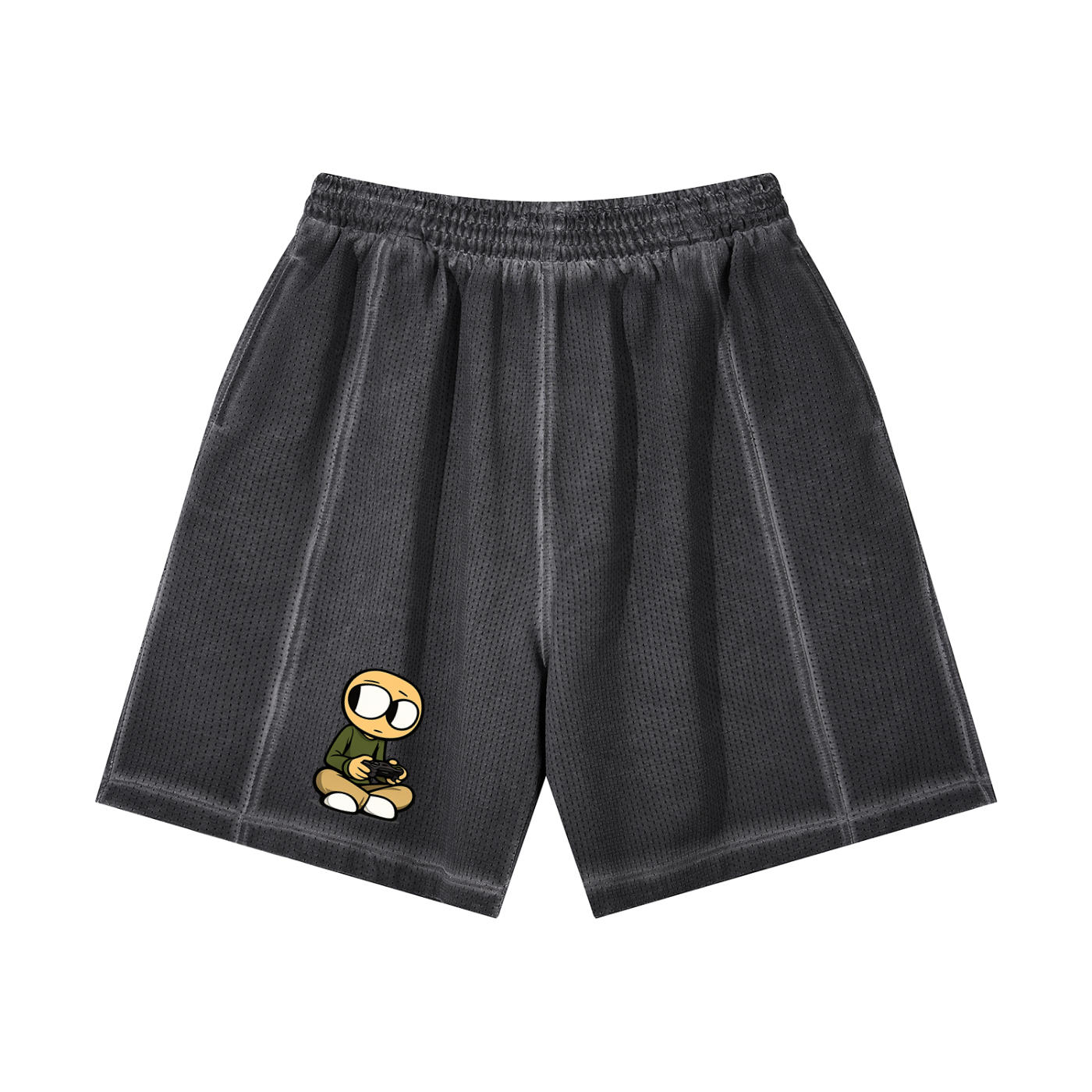 Gamer Unisex Vintage Wash Mesh Shorts