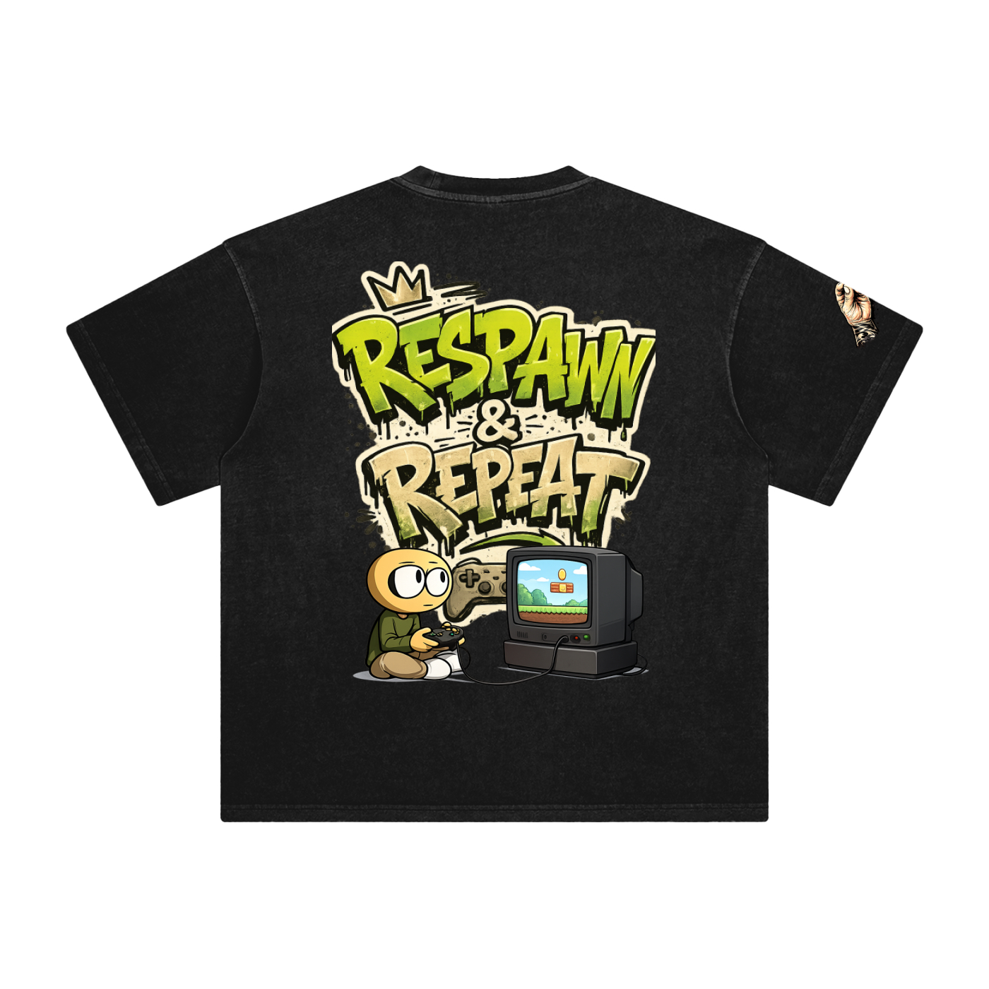 Gamer Enzyme Washed T-Shirt