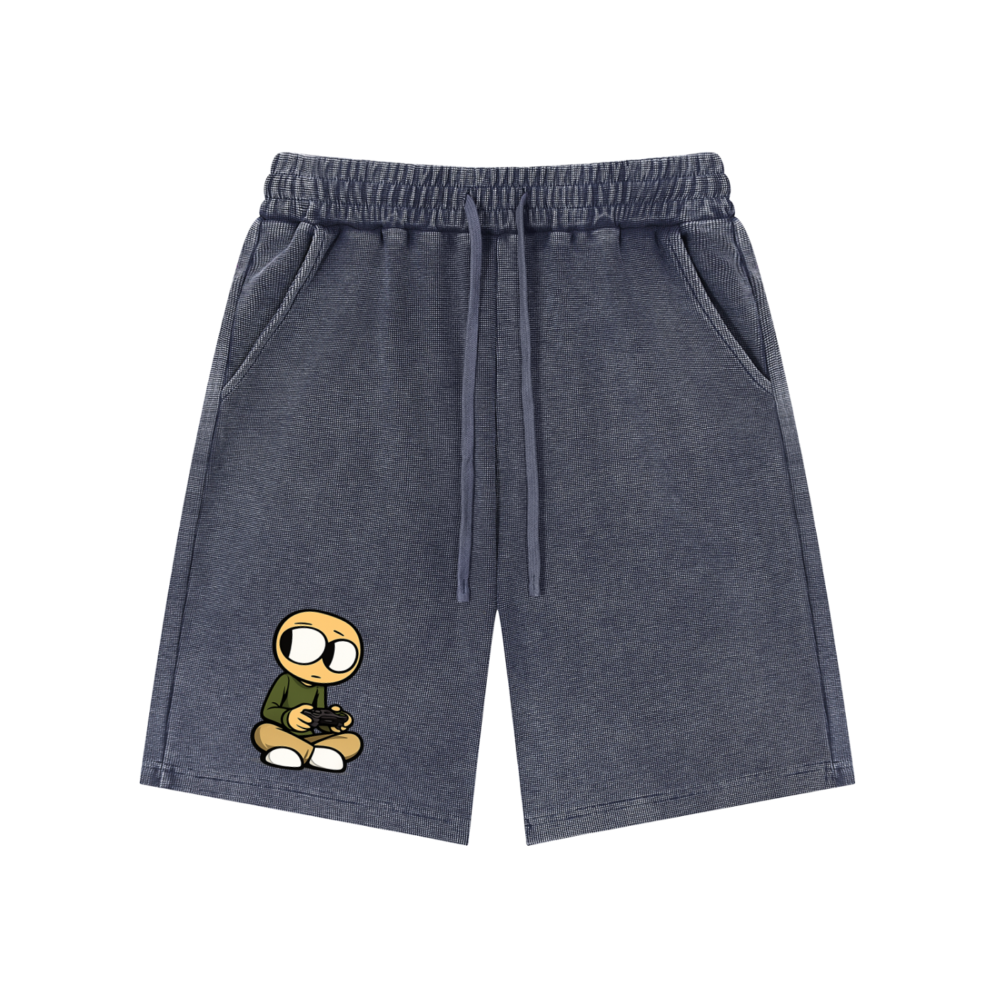 Gamer Mineral Wash Waffle Knit Shorts