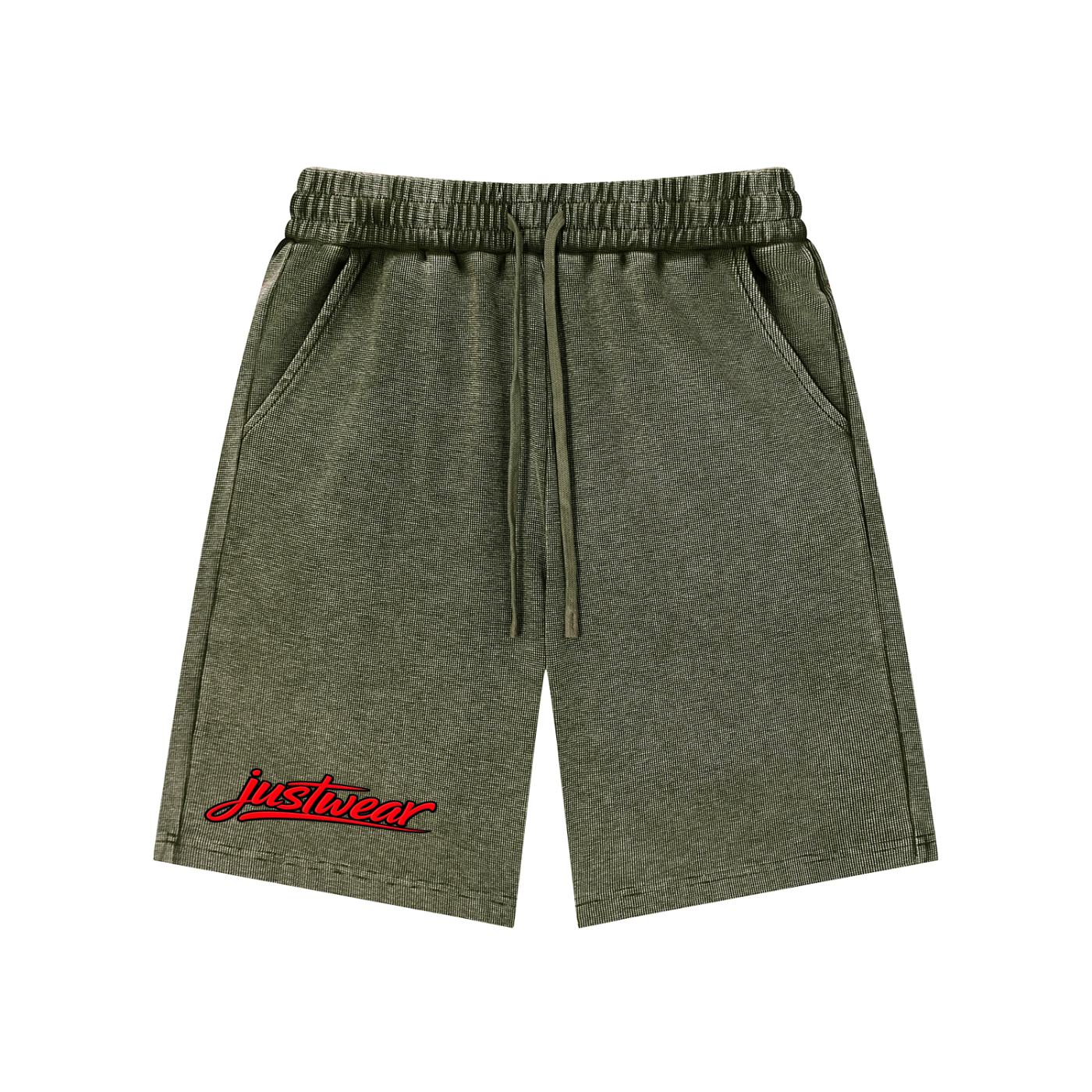 Gamer Mineral Wash Waffle Knit Shorts