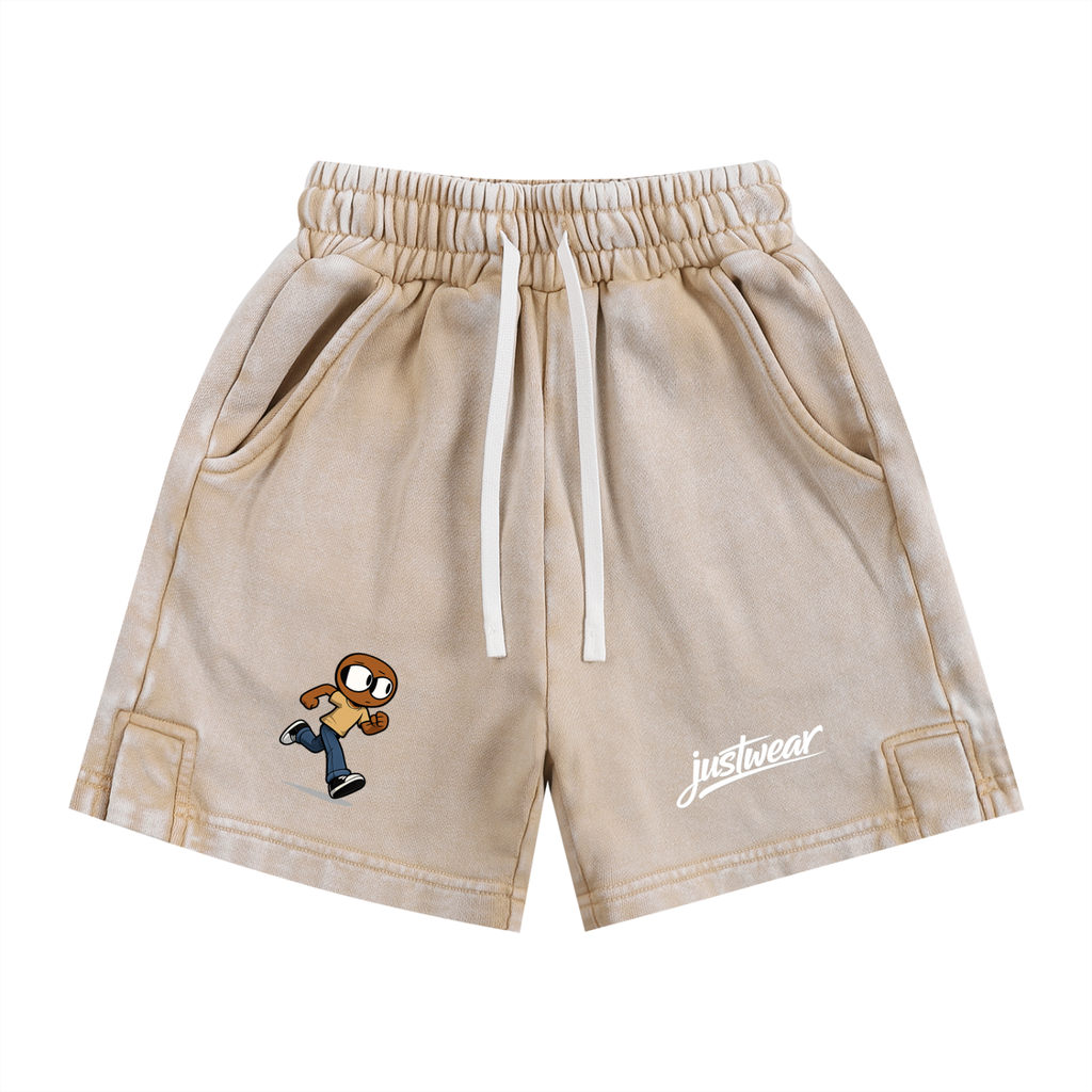 Adventure Snow Washed Kids' Shorts