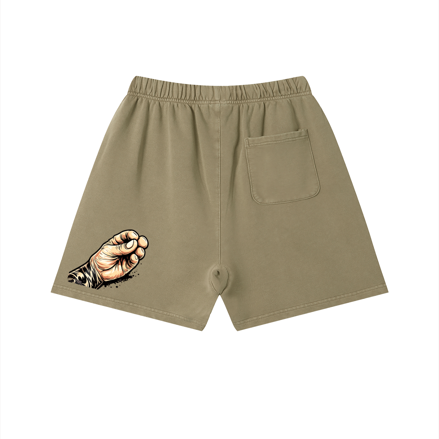 Goteem Unisex Vintage Wash Cotton Shorts