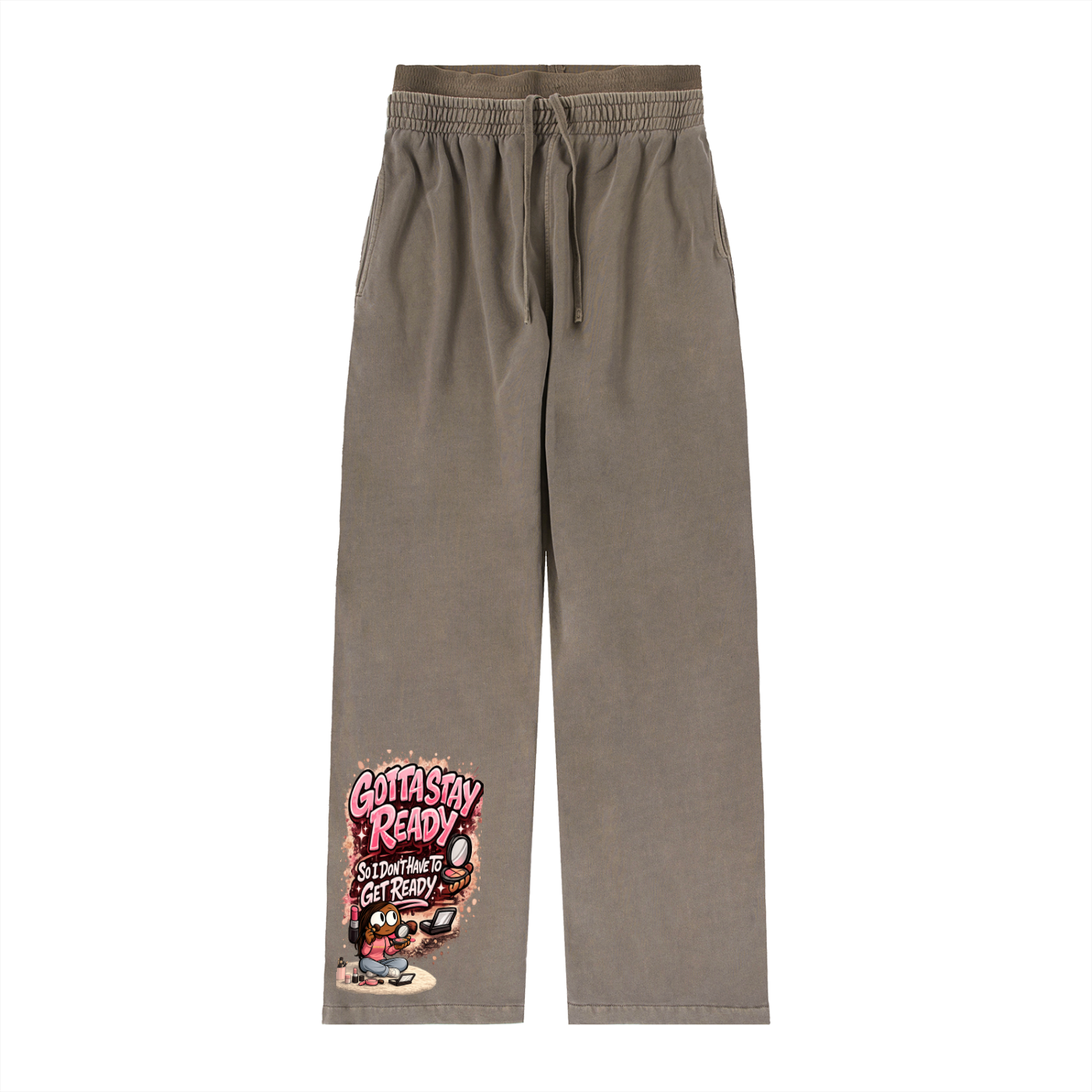 Glamour Vintage Washed Waist Pants