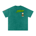 Gamer Snow Washed Oversized Cotton T-Shirt