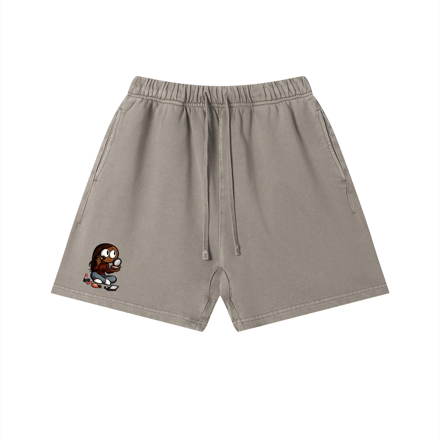 Glamour Vintage Wash Cotton Shorts