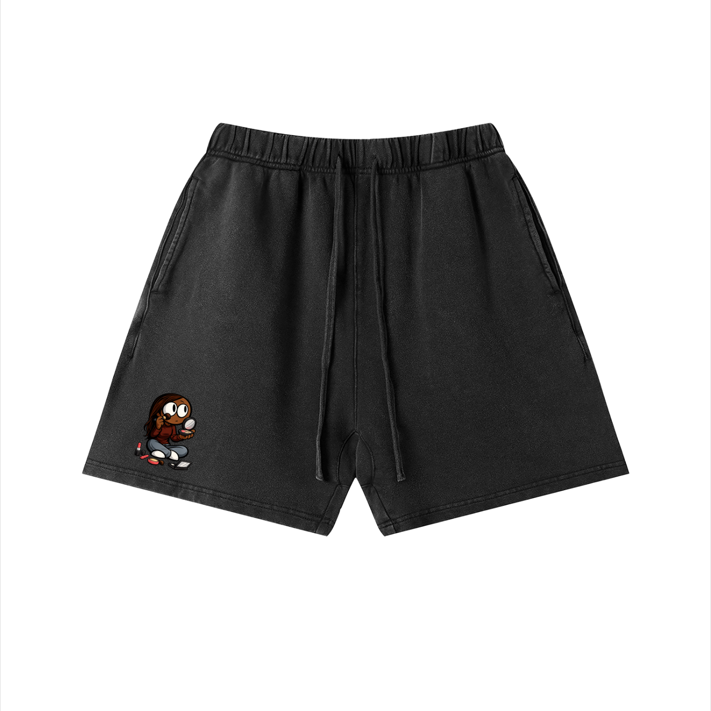 Glamour Vintage Wash Cotton Shorts