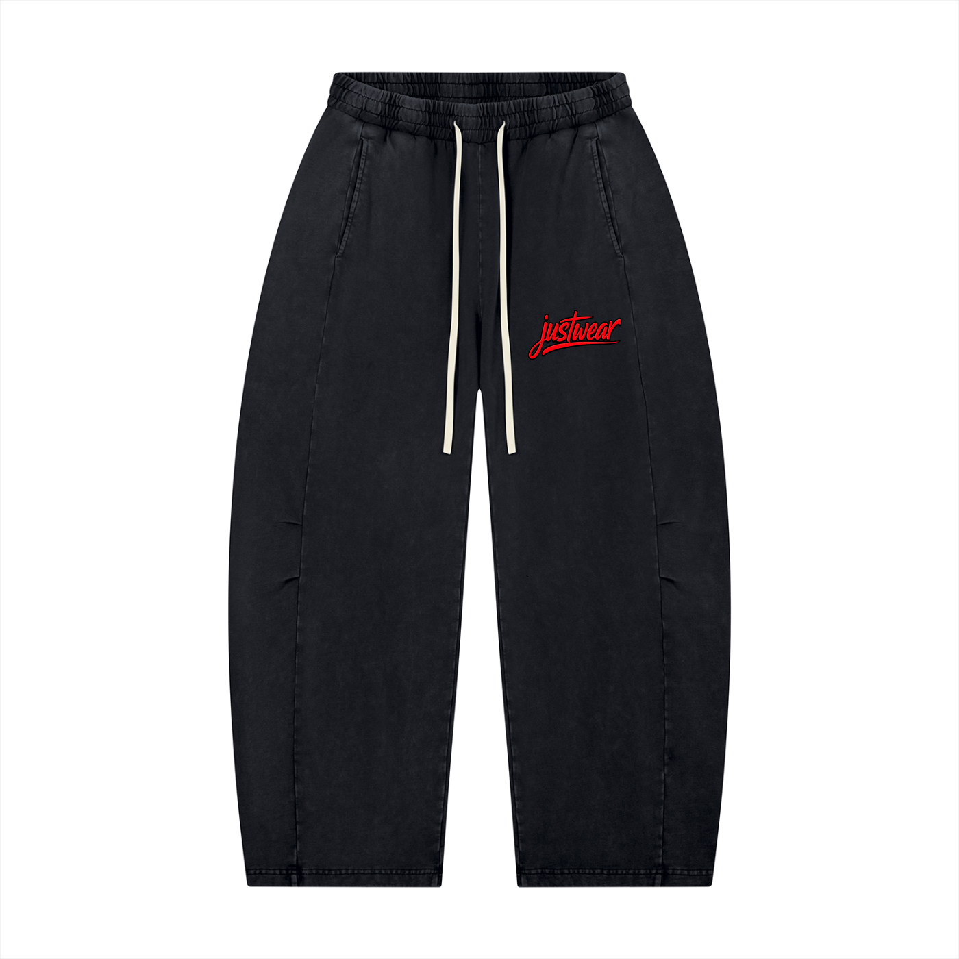 JWC Mineral Wash Barrel Leg Pants